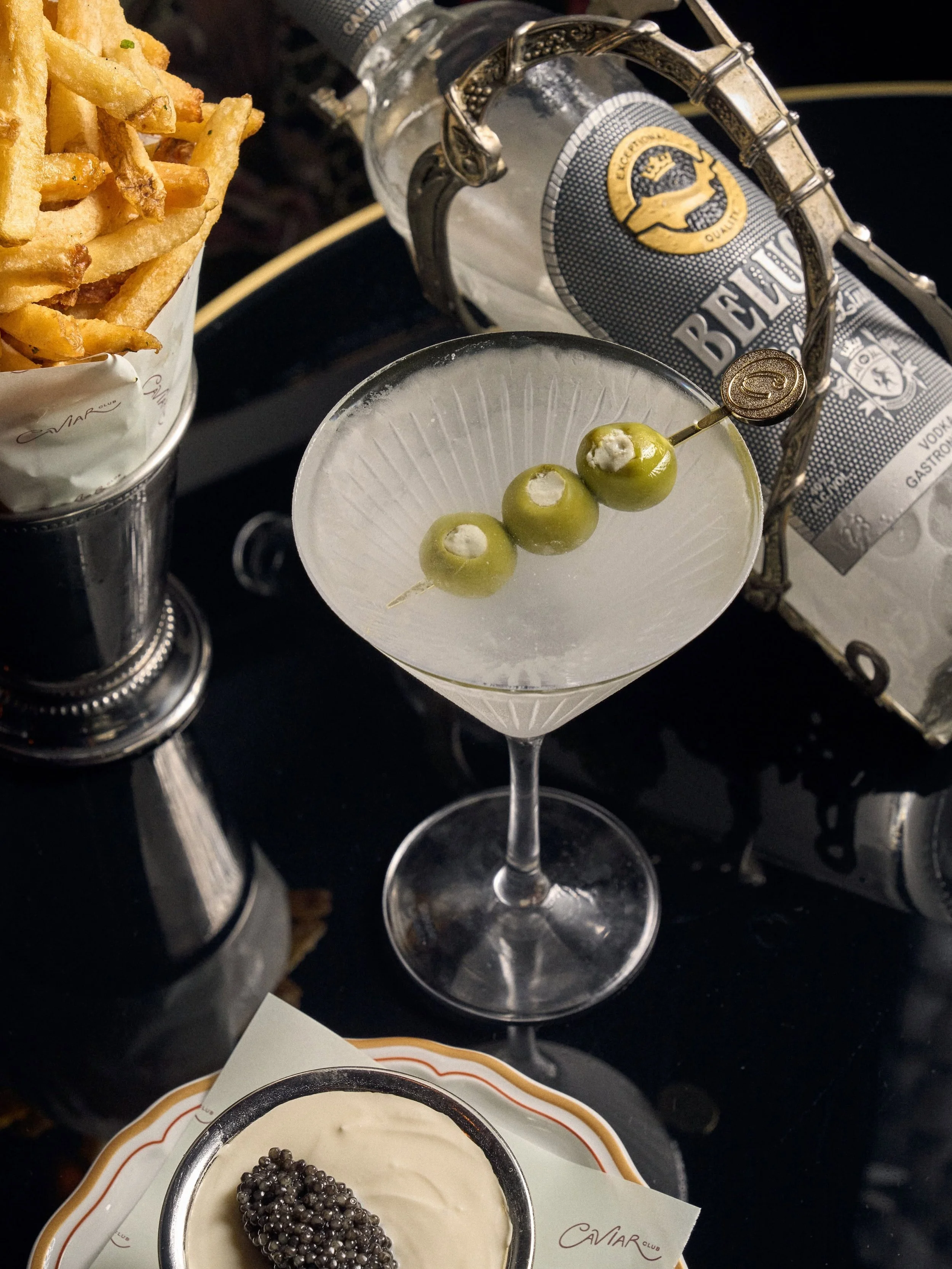 Caviar Club Restaurant Las Olas Boulevard Fort Lauderdale Martini