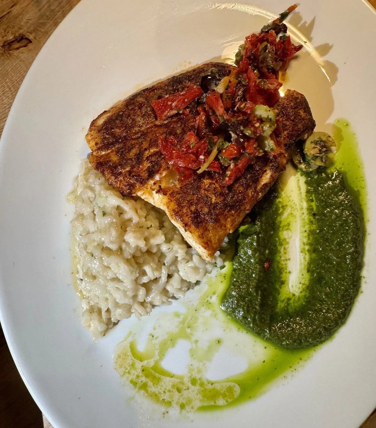 Del Mar Restaurant Auberge Fort Lauderdale Beach Halibut