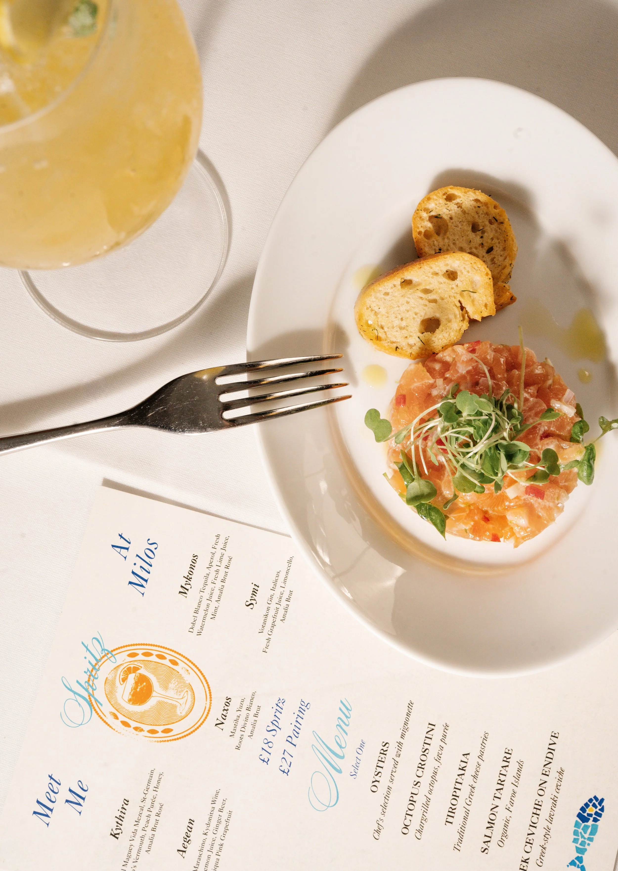 Estiatorio Milos Midtown Happy Hour Tartare