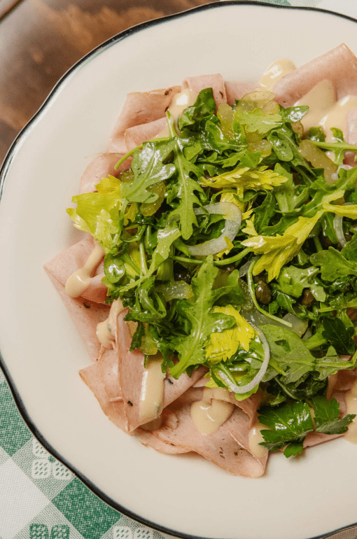 Chef Mike Dew Wayfarer Tavern Dayton Kentucky Mortadella Tonnato