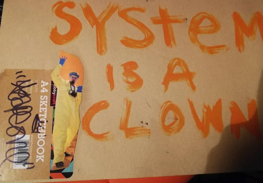 macsamwijultraart_#clowns_#system_#agapeone_#agapelove_#artisagainstthesystem_2019-01-14_Bsojz8hAVxf_1956971539391929439.jpg