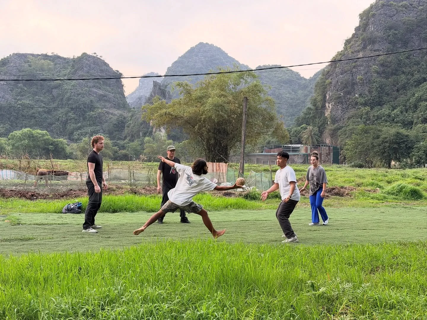 From Southeast Asia to the world &mdash; and back again 🌏⚽️

This is what Play Chi Ball is all about.

Travelers and locals, no shared language needed, just a ball in the air and a circle of connection.

Chi Ball was inspired by Sepak Takraw and the