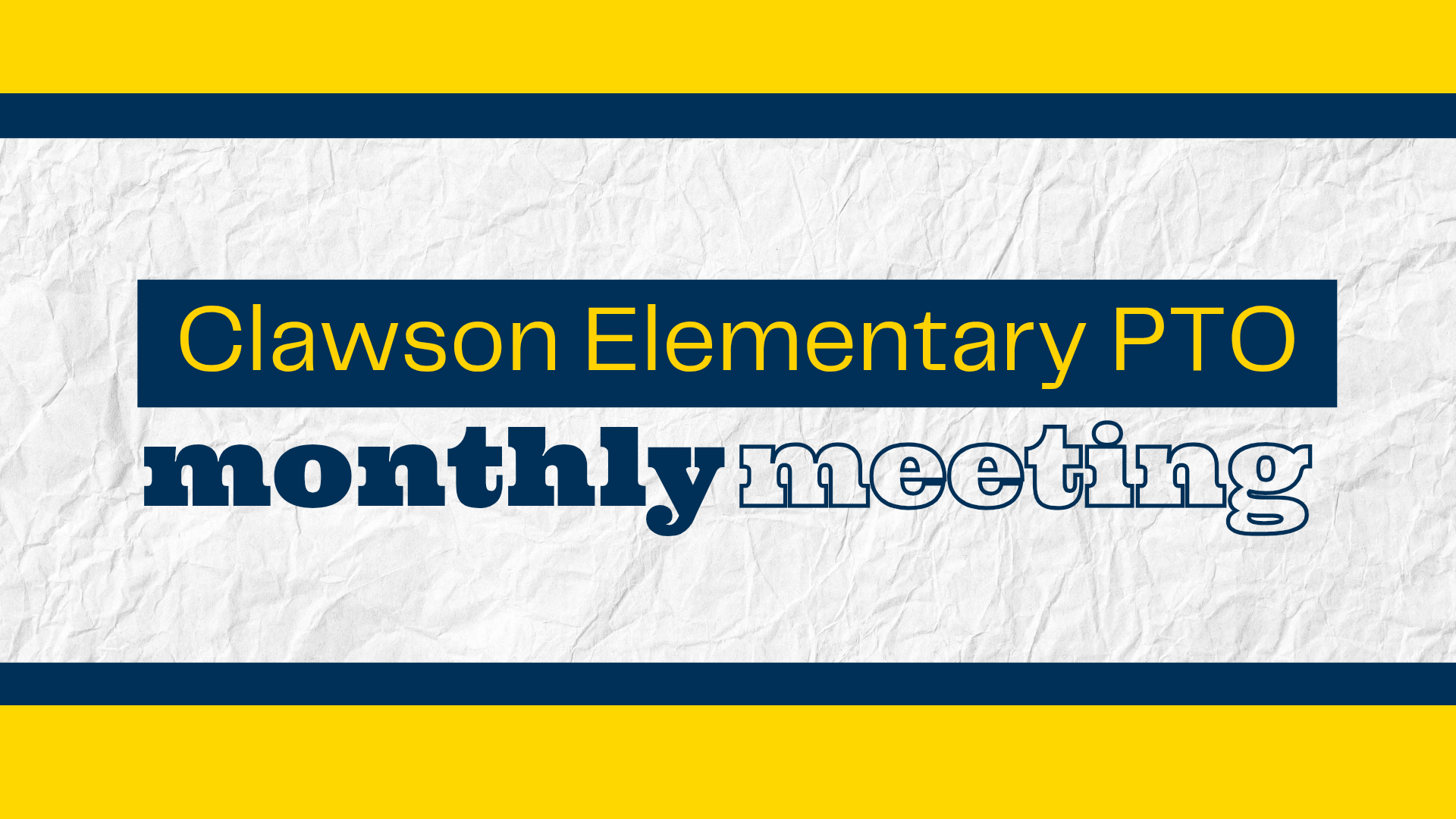 October Meeting