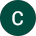 A teal-colored circle with the letter 'C' inside.