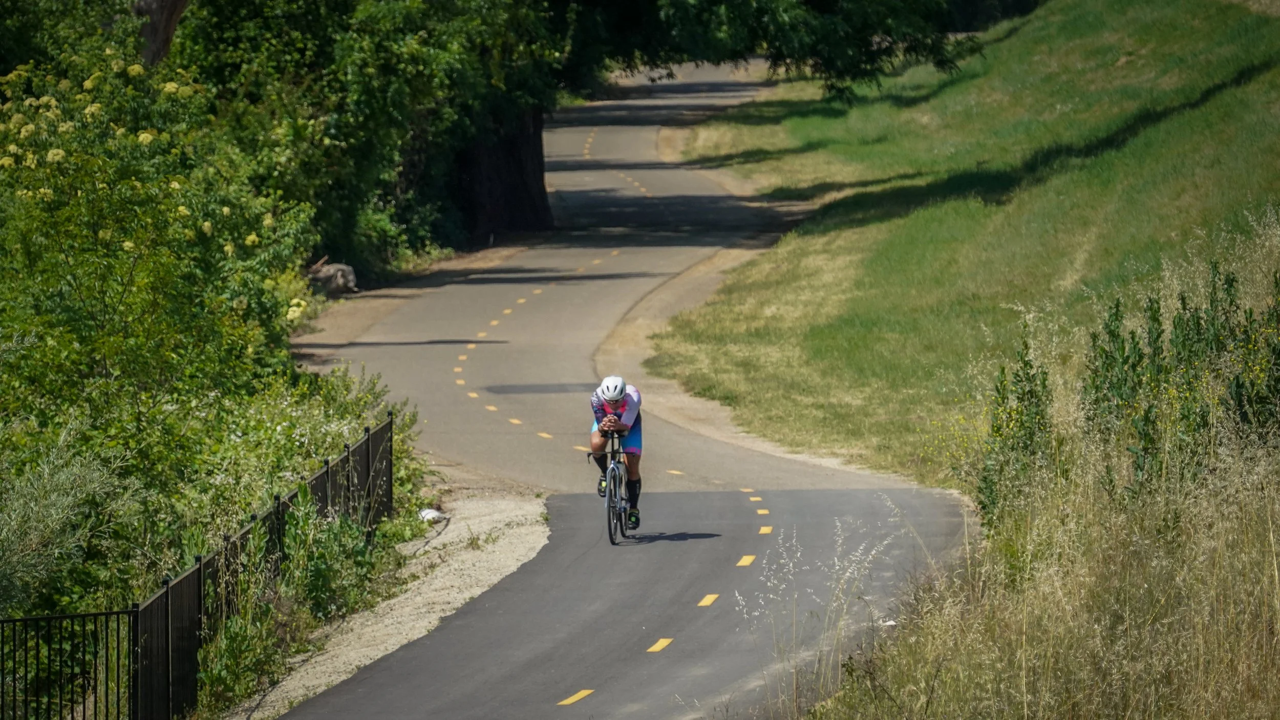 Cyclist, American River Parkway