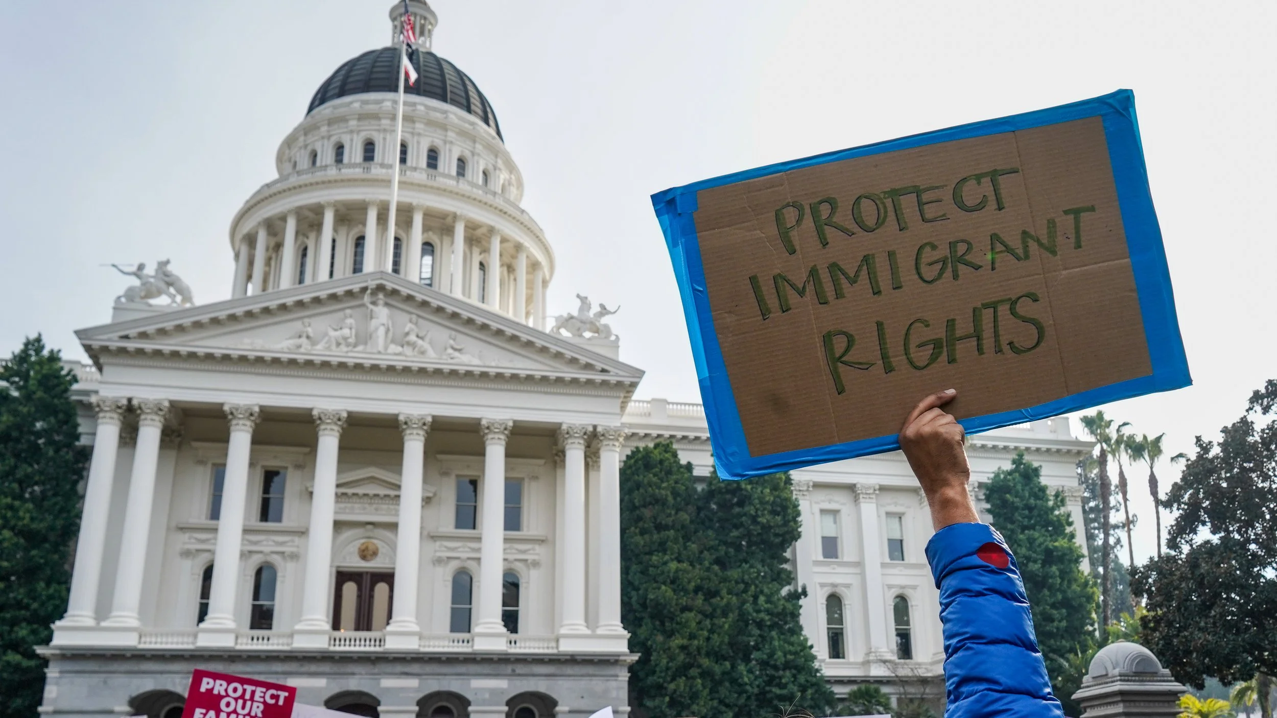Immigration protest at the California State Capitol