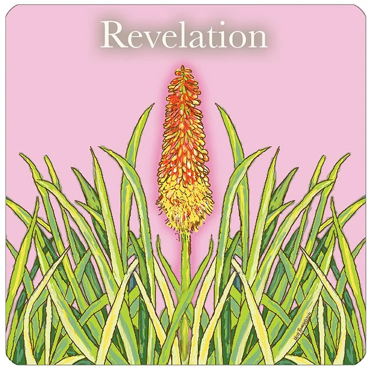 “Revelation", digital art. Through meditation, the torch lilly’s flame-like bloom symbolizes the moment when an idea, insight and a new direction reveals itself.