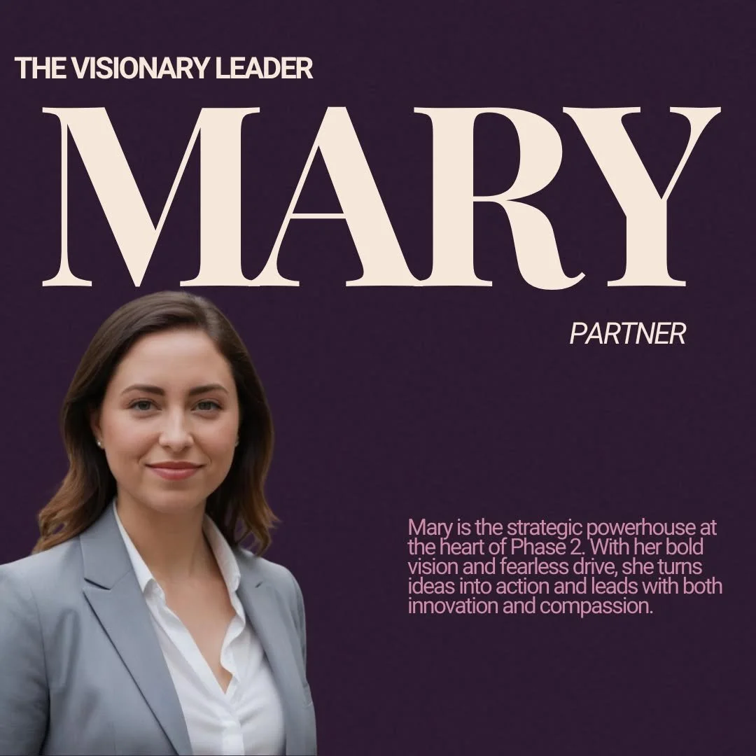 FUELED BY WOMEN.

At Phase 2, women don&rsquo;t just keep the engine running&mdash;they are the engine. The designers, the problem-solvers, the relationship-builders, the ones who make it all happen (and make it look easy).

Today, we celebrate the p