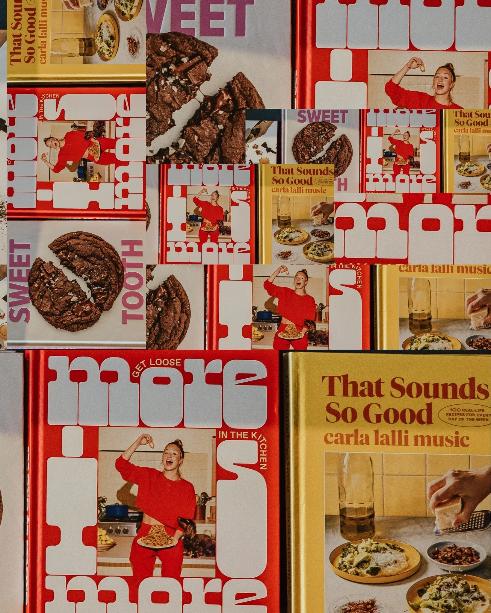 When we tell you we are obsessed with flavors, food, and fun... we mean it...and we can prove it by the carefully curated cookbooks on our shelves. Our current favs? More is More, Sweet Tooth, and That Sounds Good! In the kitchen this month, we have 