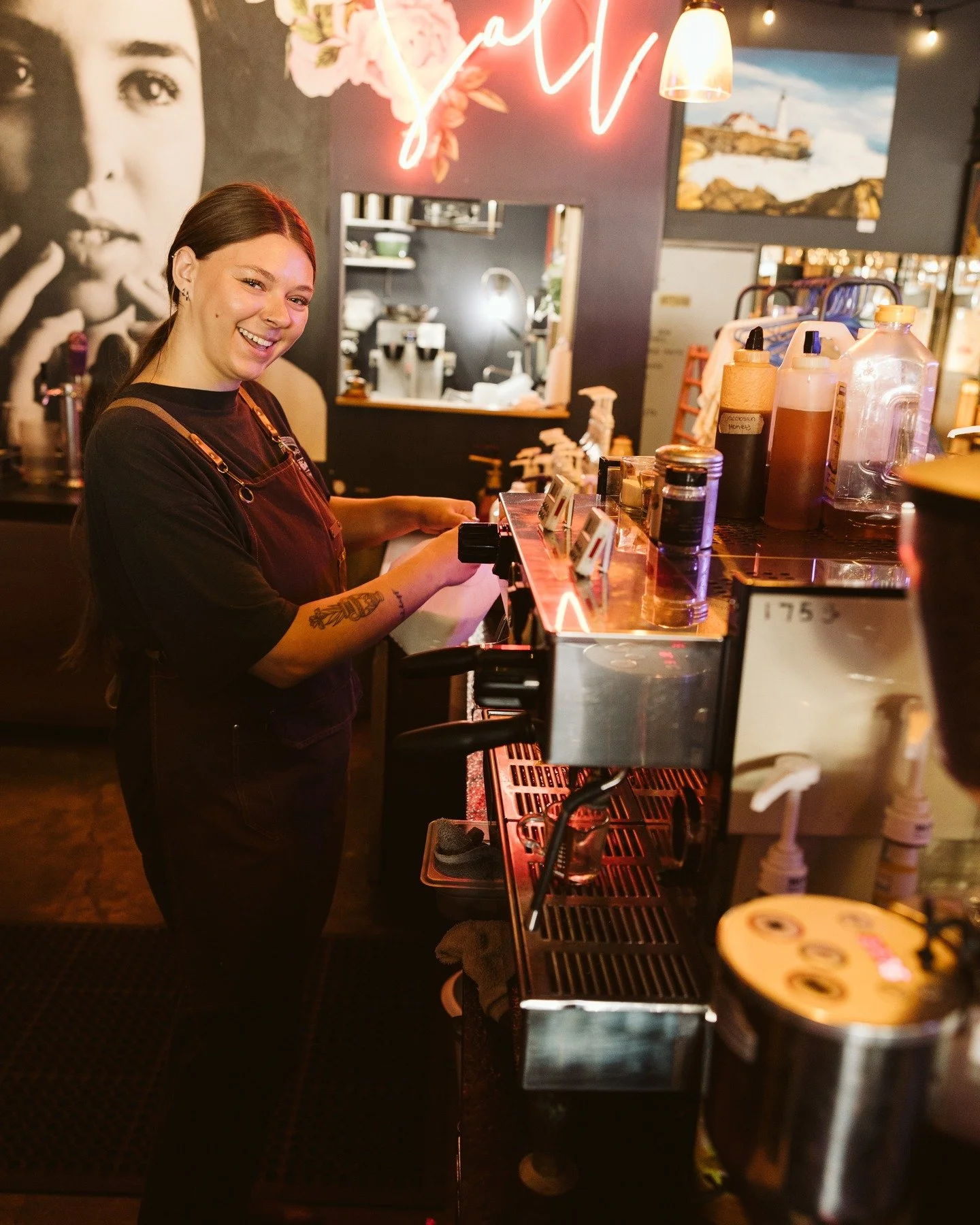 We're over here servin' up pastries, smiles, and a full menu until 5! Hoppy Easter with this sunshine and coffee...doesn't get much better than that!