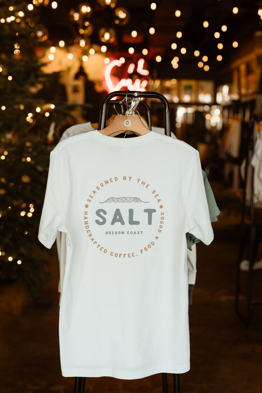Unisex New Salt Ebb & Flow Logo Tee in Vintage White 1.jpg