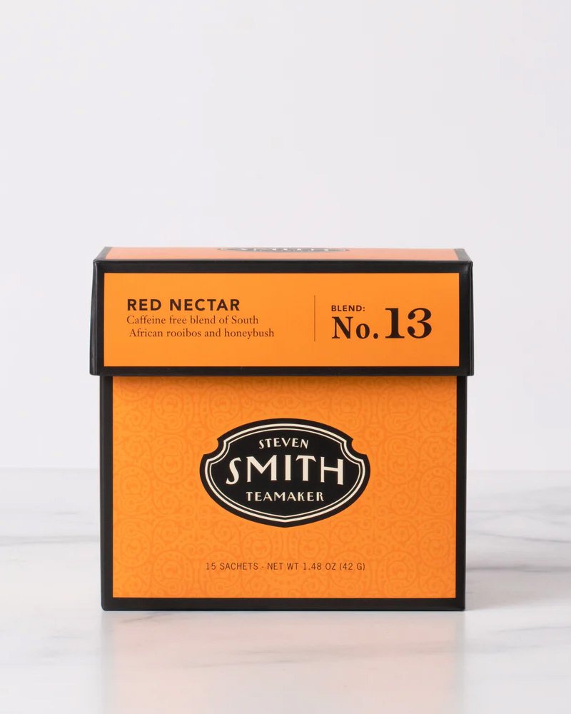 A box of Steven Smith Teamaker sachets