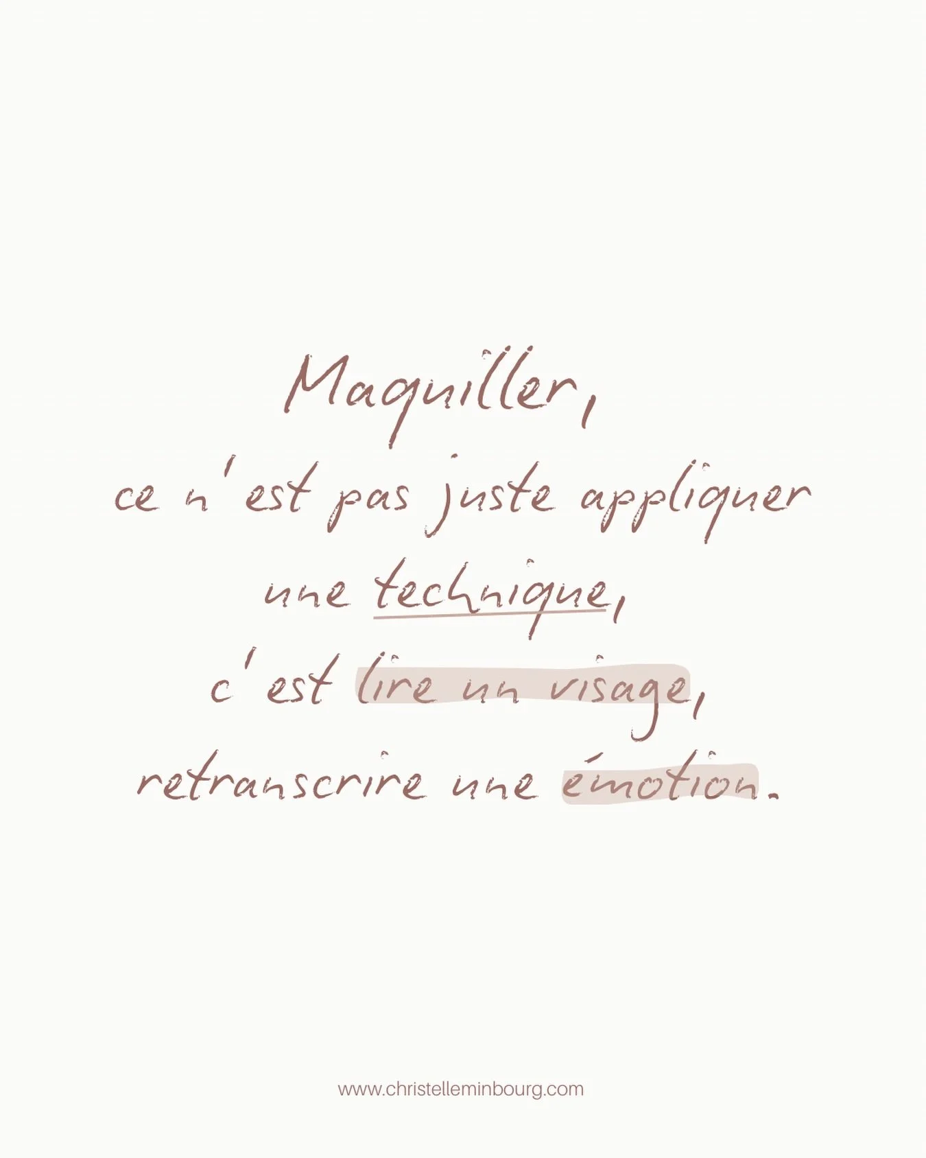 Maquiller, ce n&rsquo;est jamais juste une question de technique.

C&rsquo;est observer, comprendre, traduire quelque chose d&rsquo;invisible&hellip; 🤎

Qu&rsquo;est-ce que vous aimez le plus maquiller chez vous ?