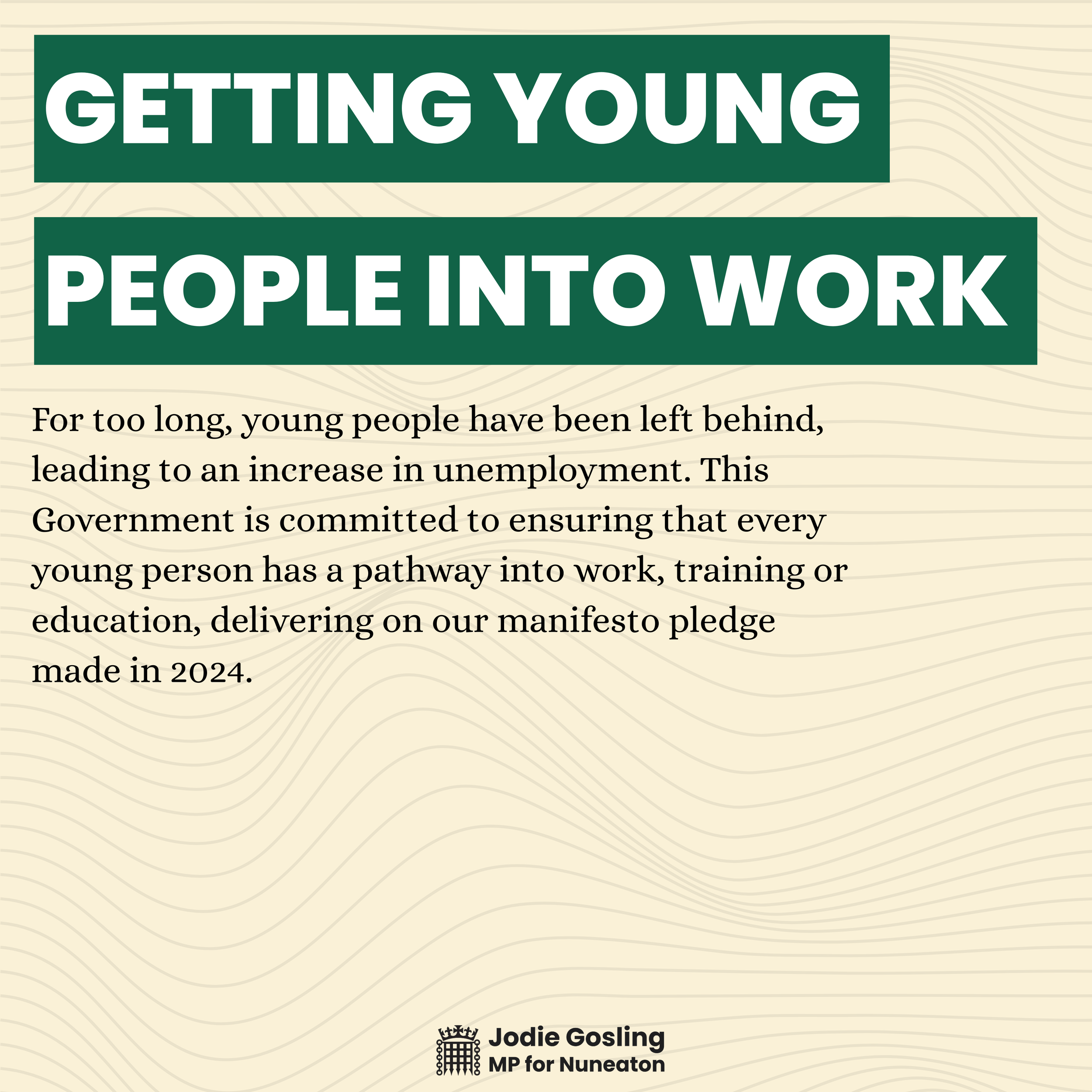 Getting Young People Into Work
