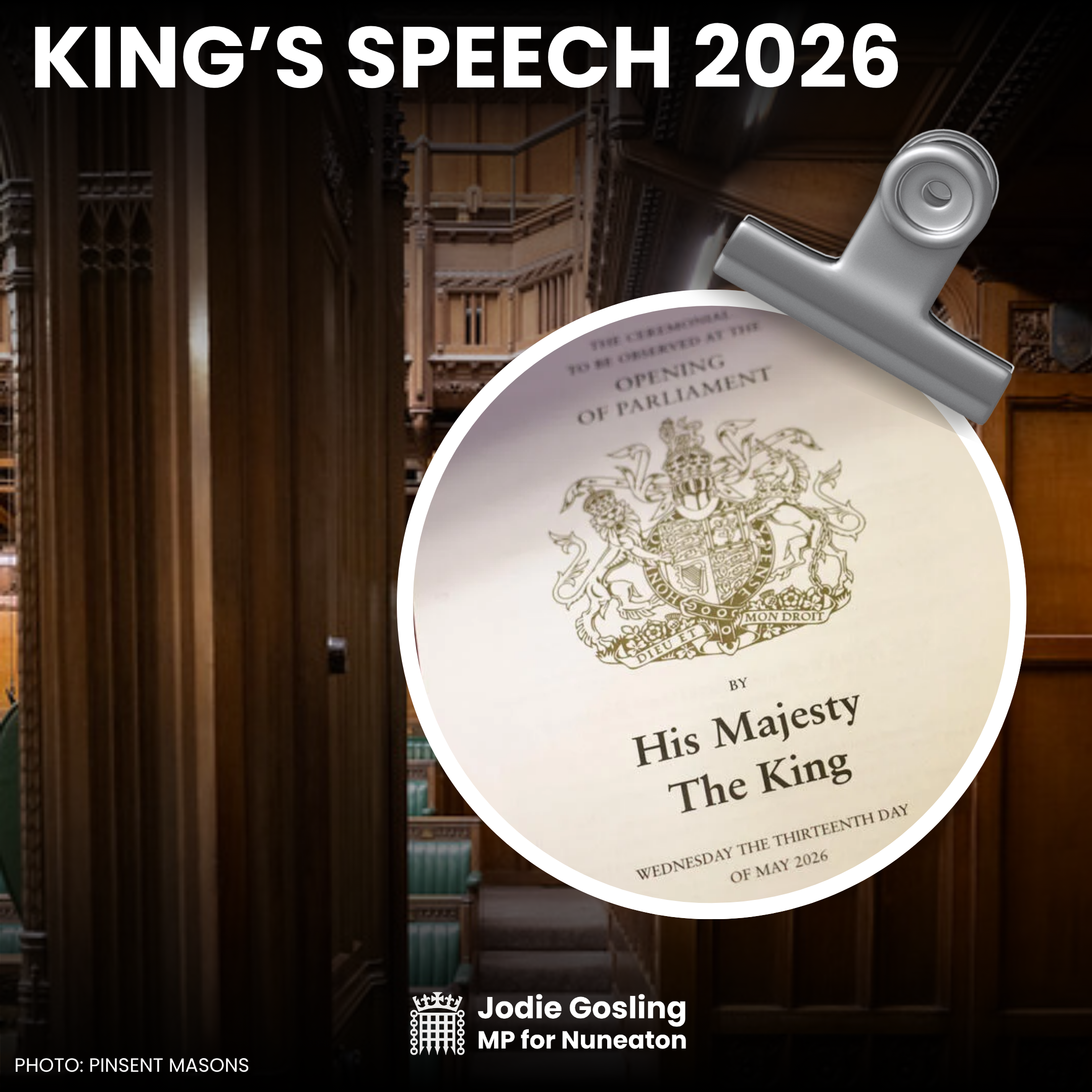 Kings Speech - What does it mean for Nuneaton!