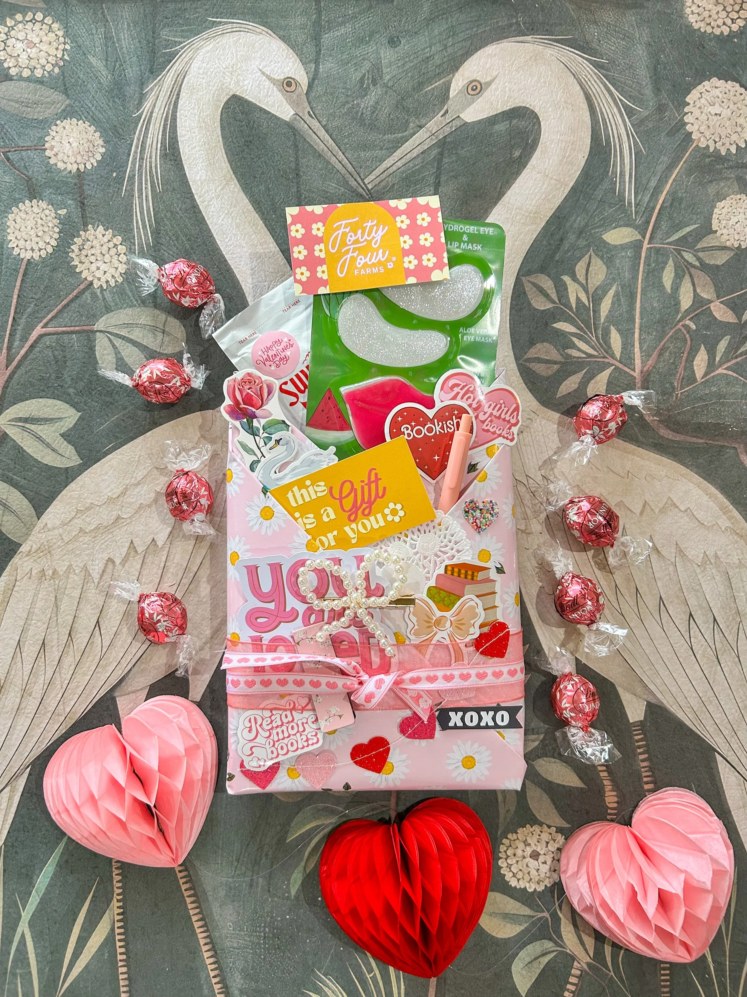 Valentine's themed Blind Date with a book