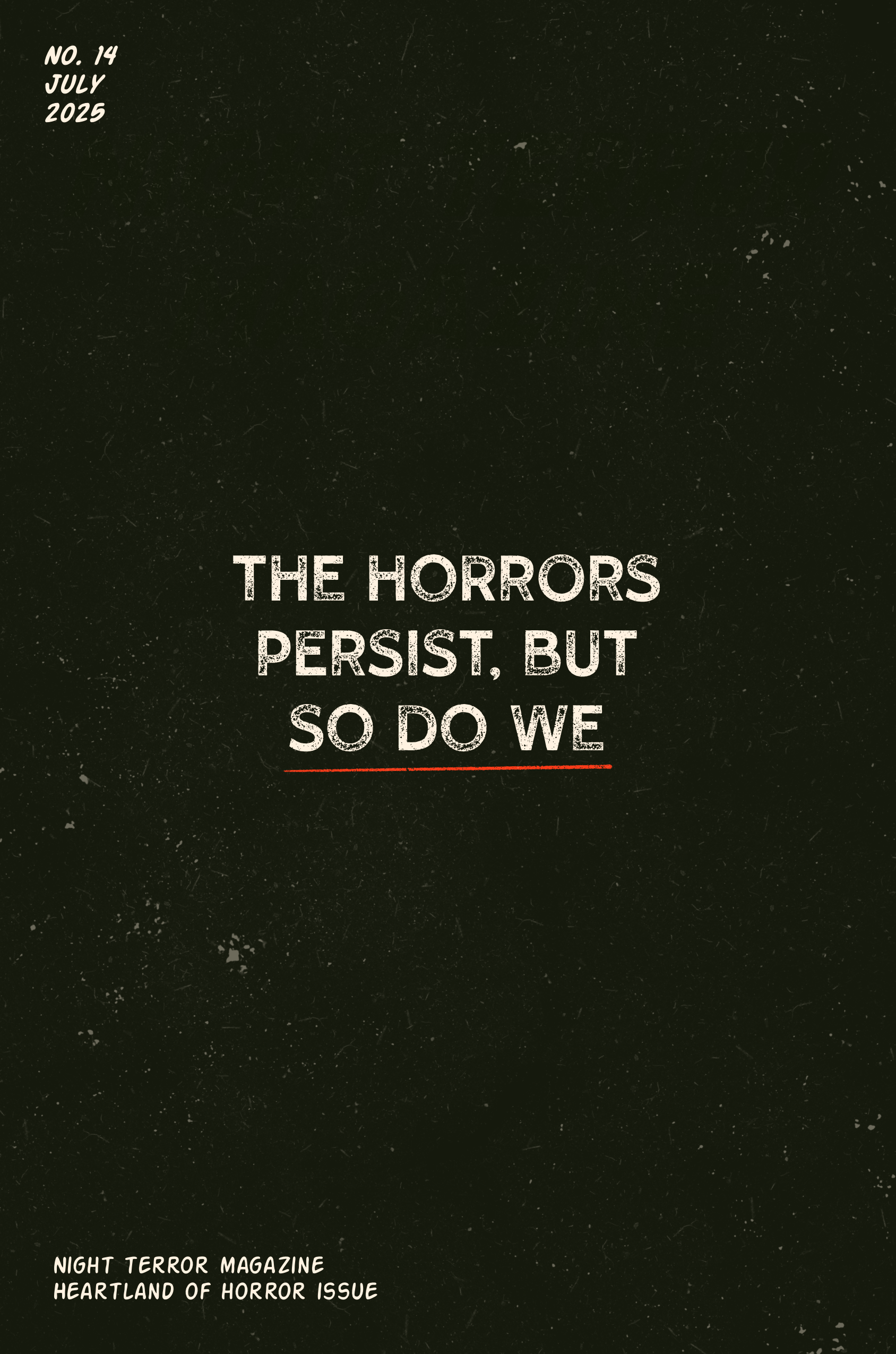 Night Terror Magazine, Issue 14 "Heartland of Horror"