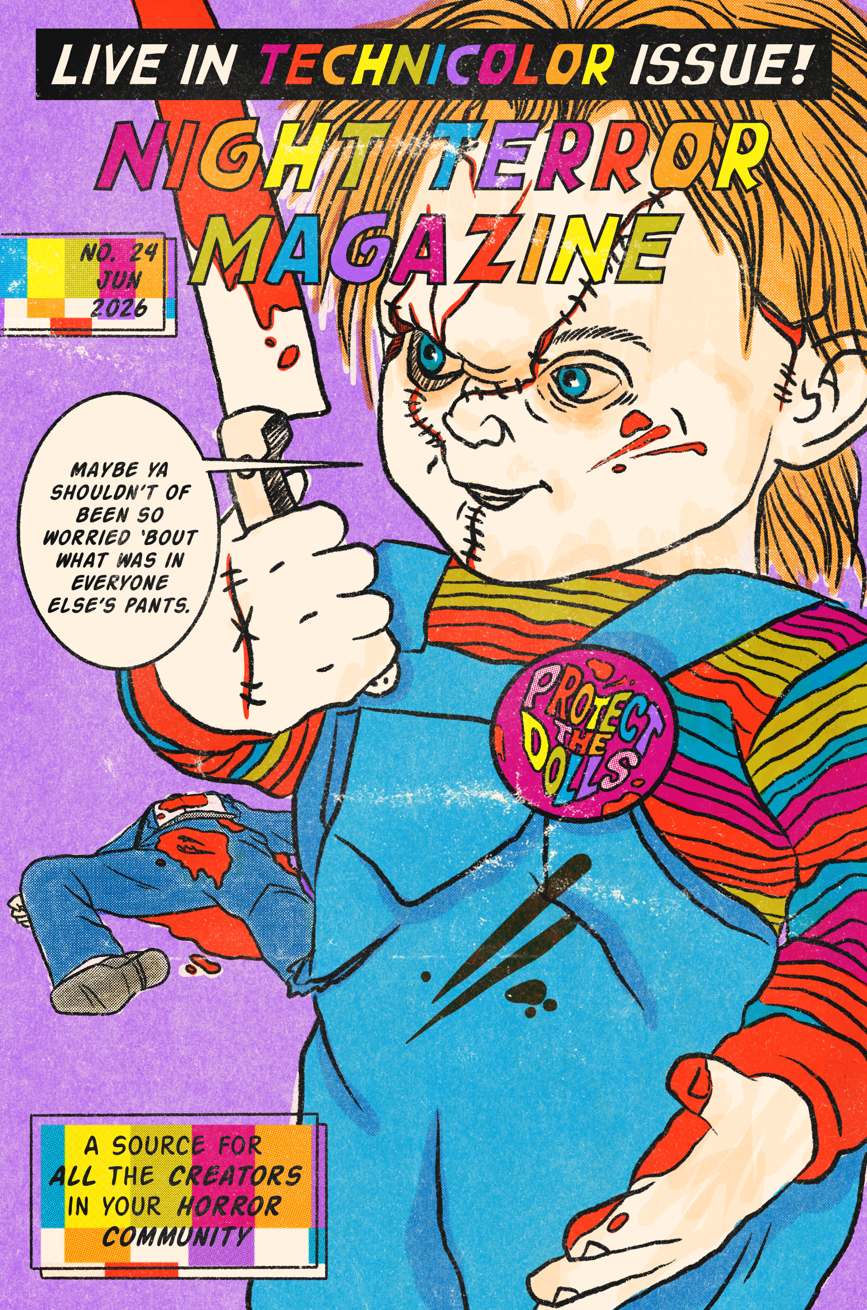 Night Terror Magazine, Issue 24 “Live in Technicolor"