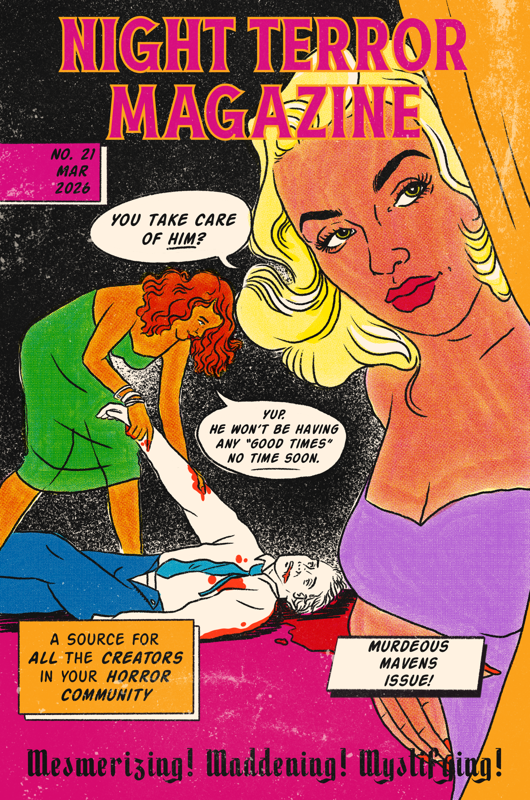 Night Terror Magazine, Issue 21 "Murderous Mavens"