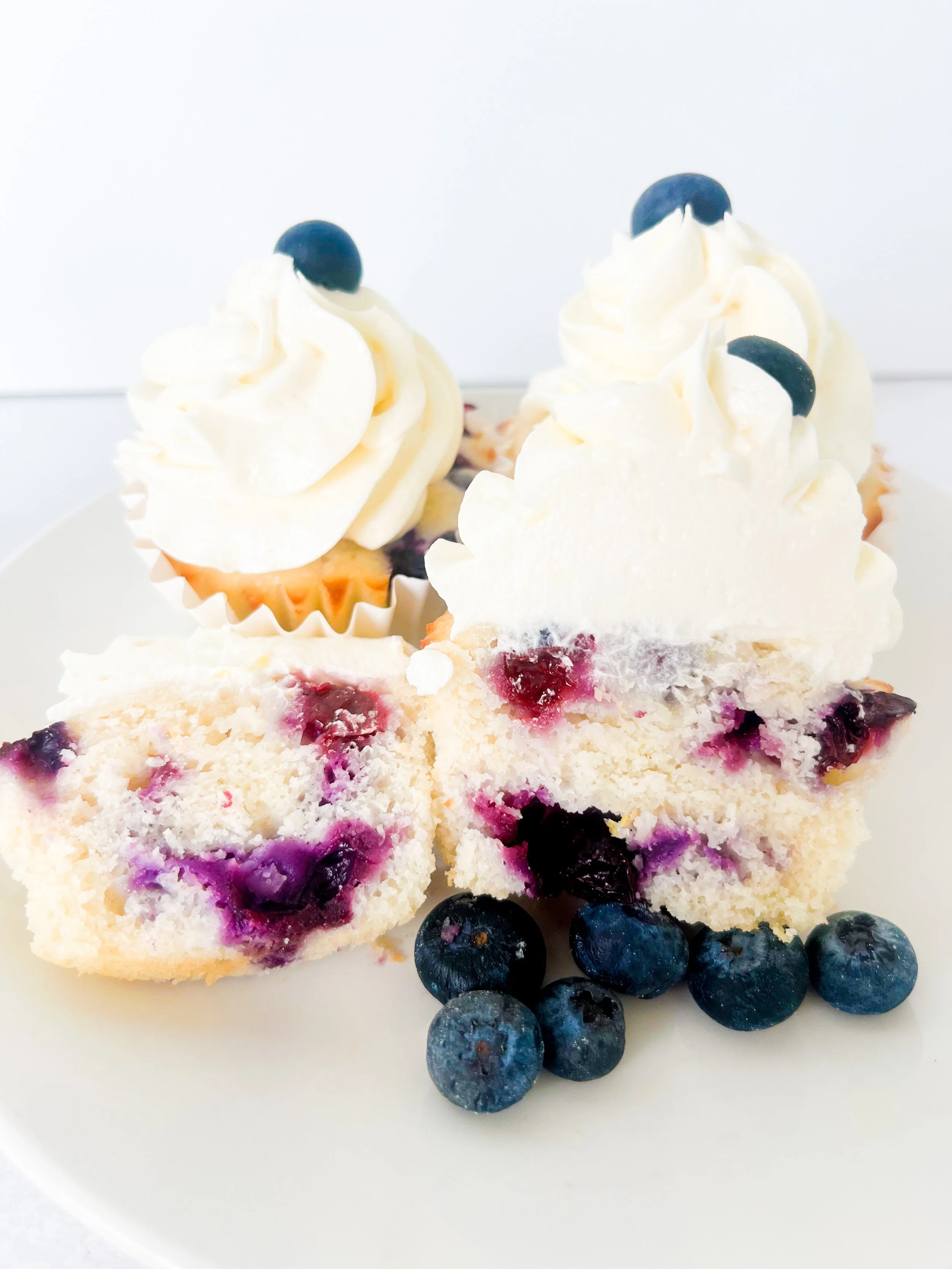 🫐🍋 Blueberry Lemon Cupcakes