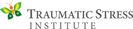 Logo of Traumatic Stress Institute with a green butterfly icon.