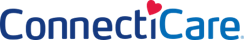 ConnectiCare logo with blue and red text