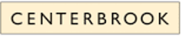 Centerbrook logo on a beige background.