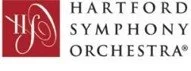 The Hartford Symphony Orchestra logo with a red emblem and black text.
