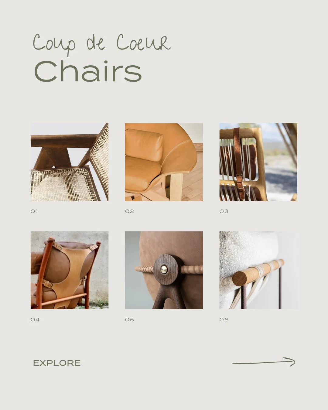 Some of our favorite chairs&mdash;each more than just a seat. They anchor a space, invite conversation, and hold the promise of quiet reflection. Beyond function, they carry presence, character, and history, transforming a room into something persona