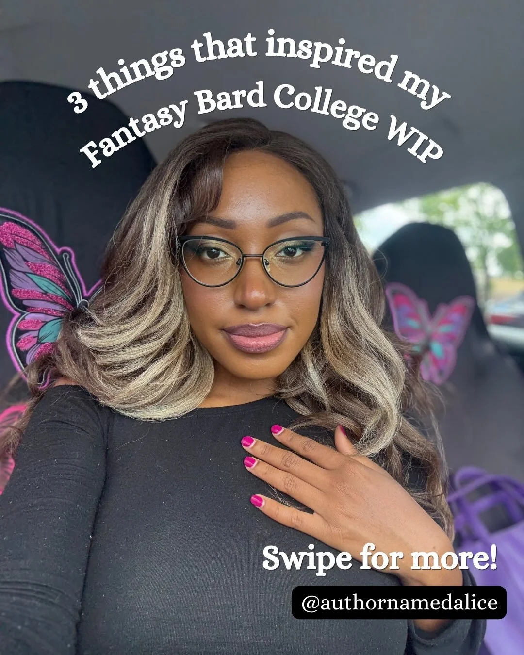 Hi! I&rsquo;m Alice and I&rsquo;m writing an adult fantasy that&rsquo;s inspired by these three themes!

🪉 BARDS
🎶 Black Music
💀 Dark Academia

Microtropes for this WIP include
- Music is the Magic System!
- Two Black MCs
- Romance Subplot
- Disgr