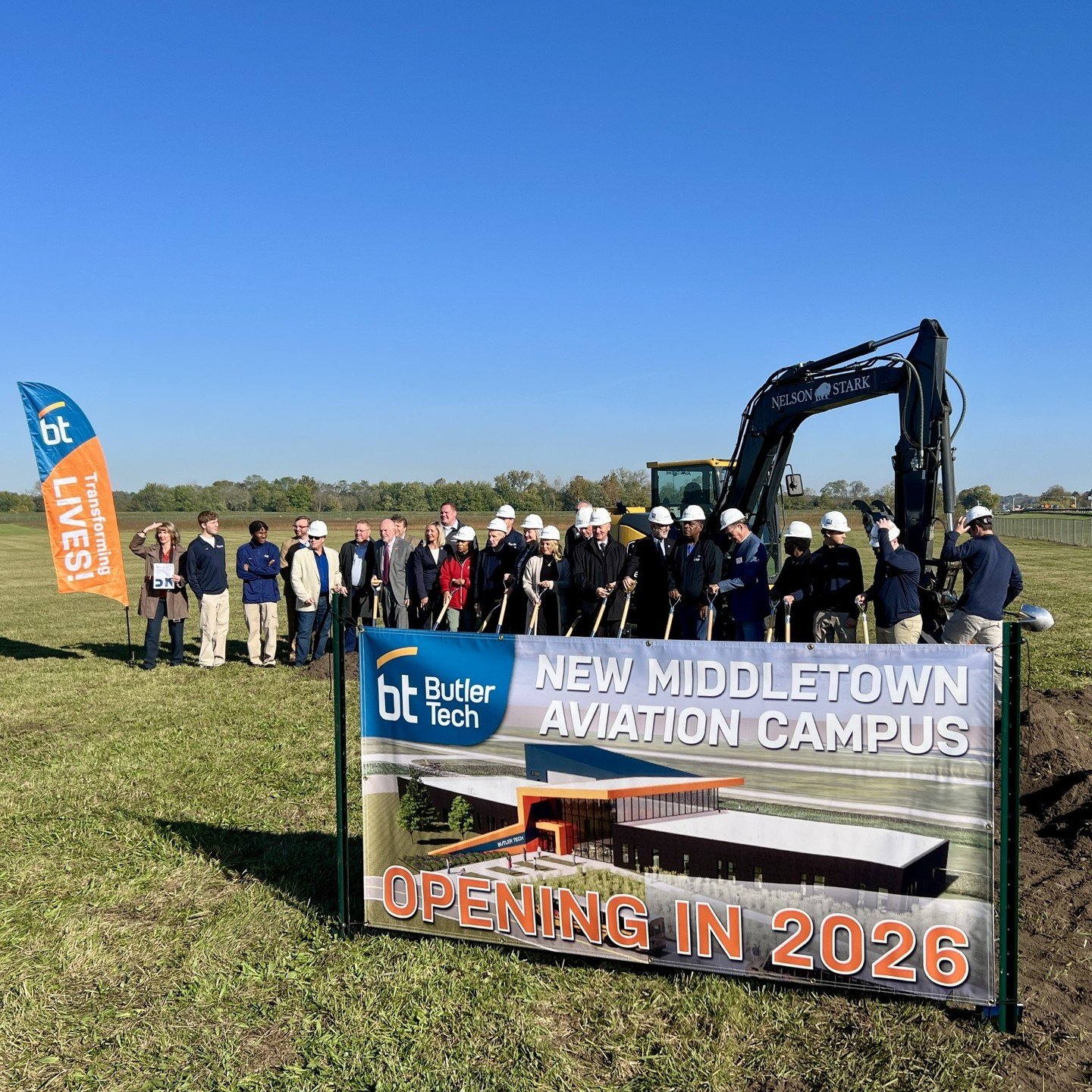 A big thank you to @butlertech for inviting Aero Velocity to be part of today&rsquo;s groundbreaking event at the new $15M aviation facility at the Middletown Airport! 

Pictured below is Alan Skipworth, our Director of Operations and Chief Pilot, ta