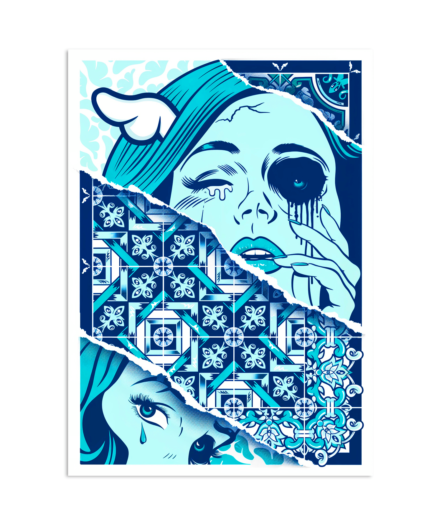 Broken Promises Screen Print by D*Face x Add Fuel – Limited