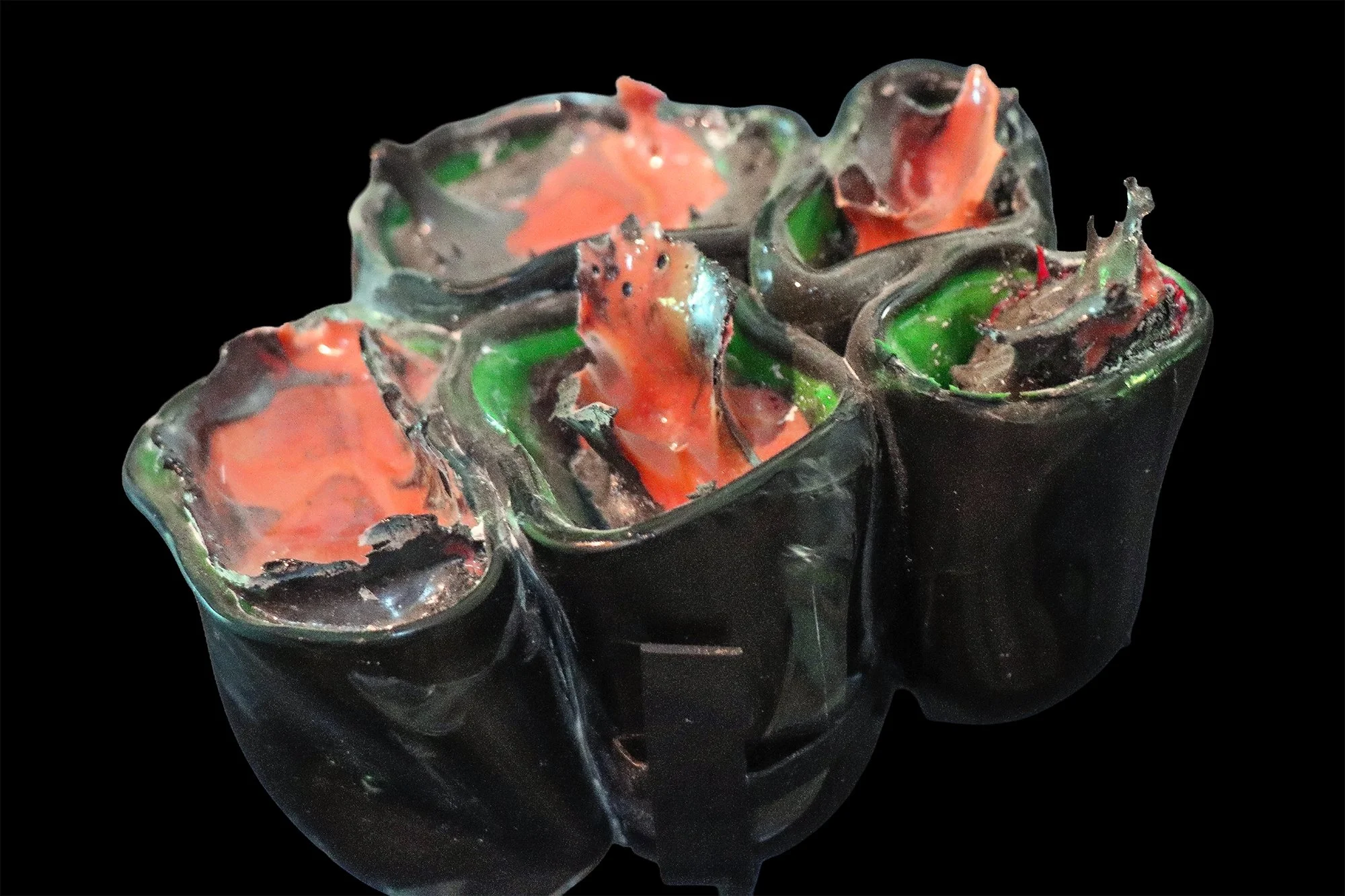 Geologic Object (2025)
Glass (Blown, Hot Sculpted, Kiln Re-Cast)