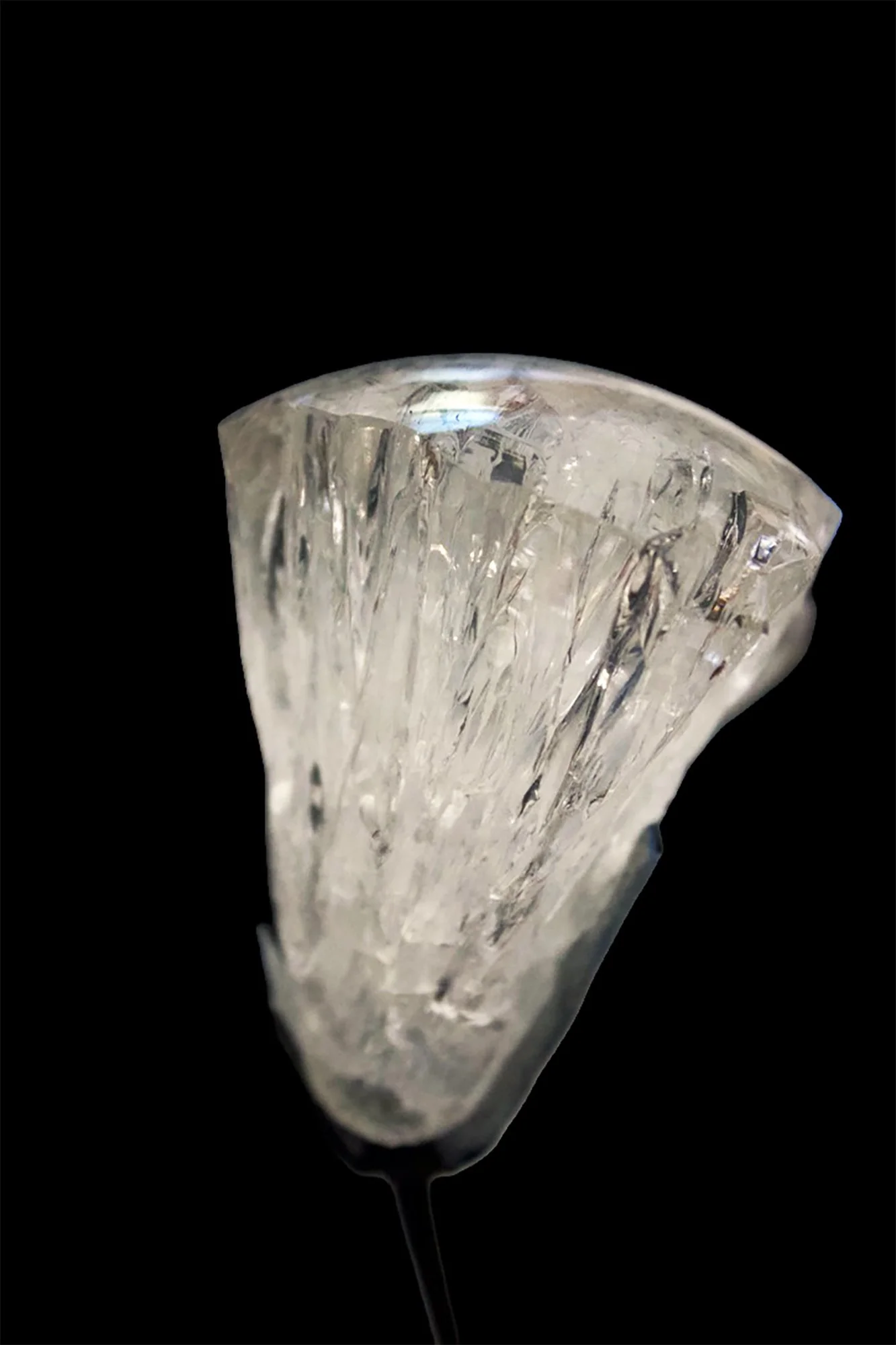 Geologic Object (2025)
Glass (Hot formed and Exploded)