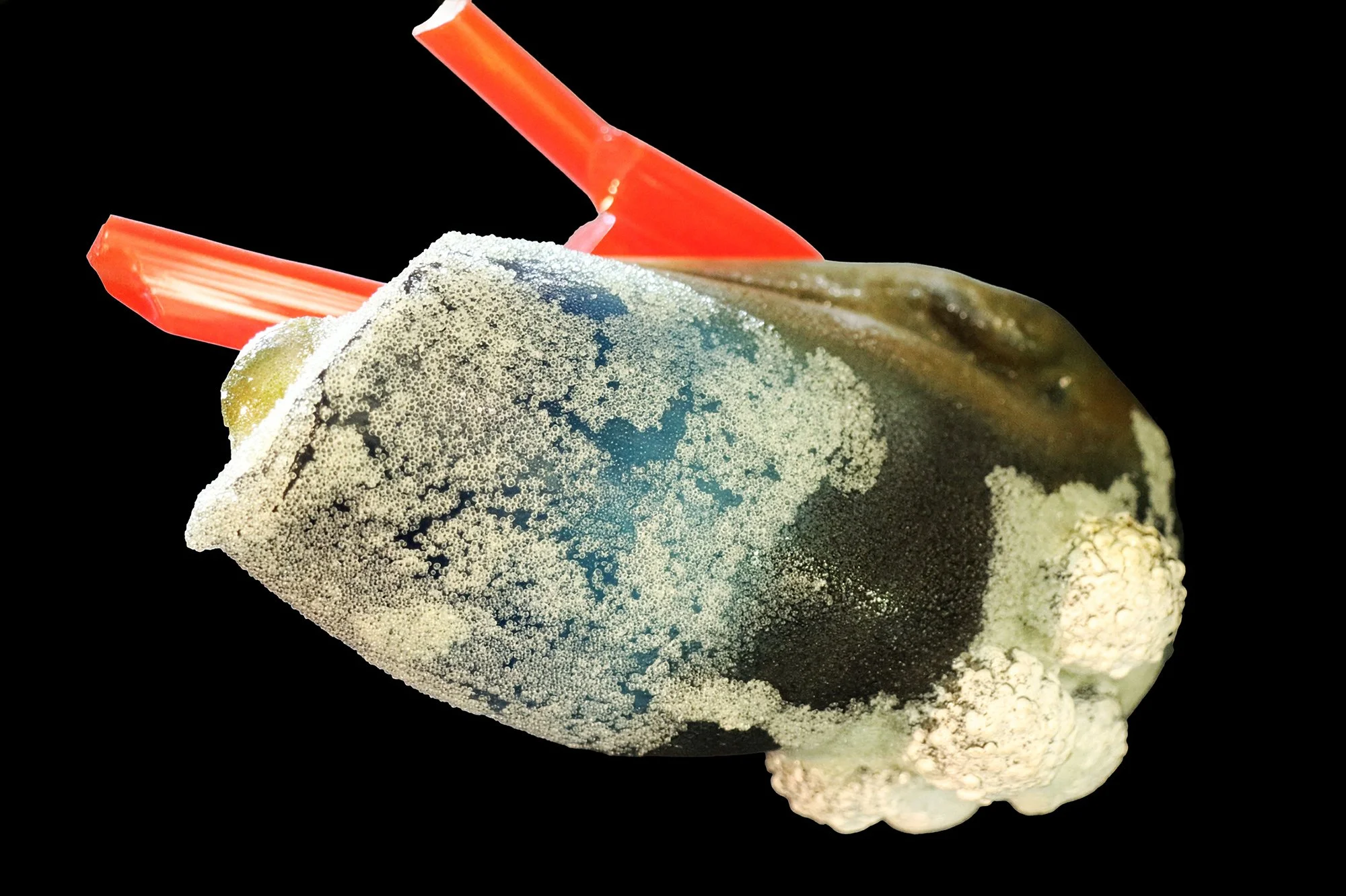 Geologic Object (2025)
Glass (Blown, Hot Sculpted, Kiln Re-Cast)