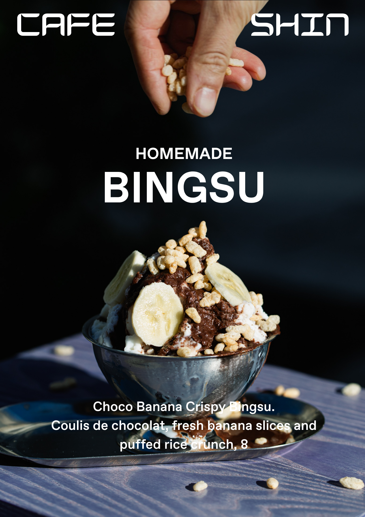 Le bingsu banane choco