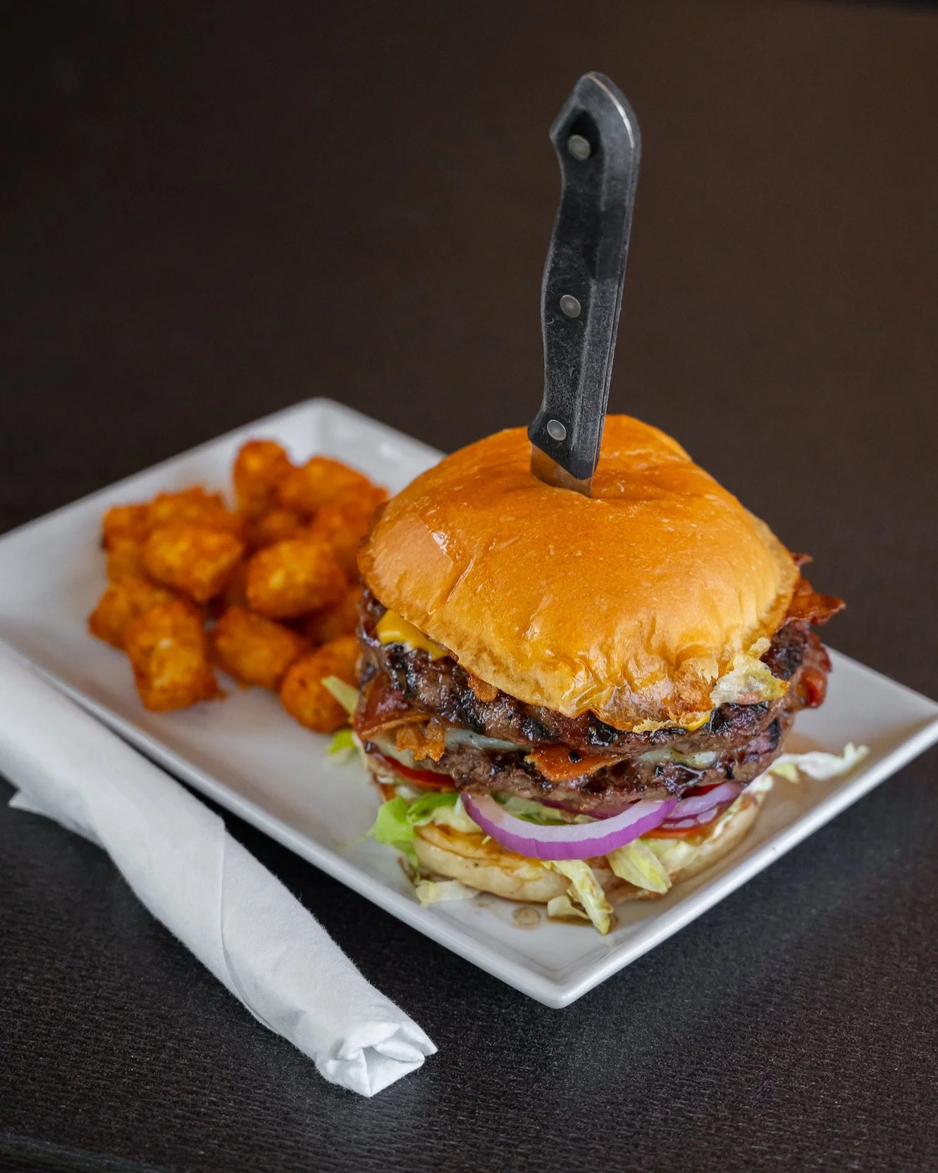 From our wood-fired oven to your plate: bold, crave-worthy flavor you won&rsquo;t forget. The FAB Burger is stacked, loaded, and ready to impress.

Come grab yours and taste the heat tonight. 🍔🔥