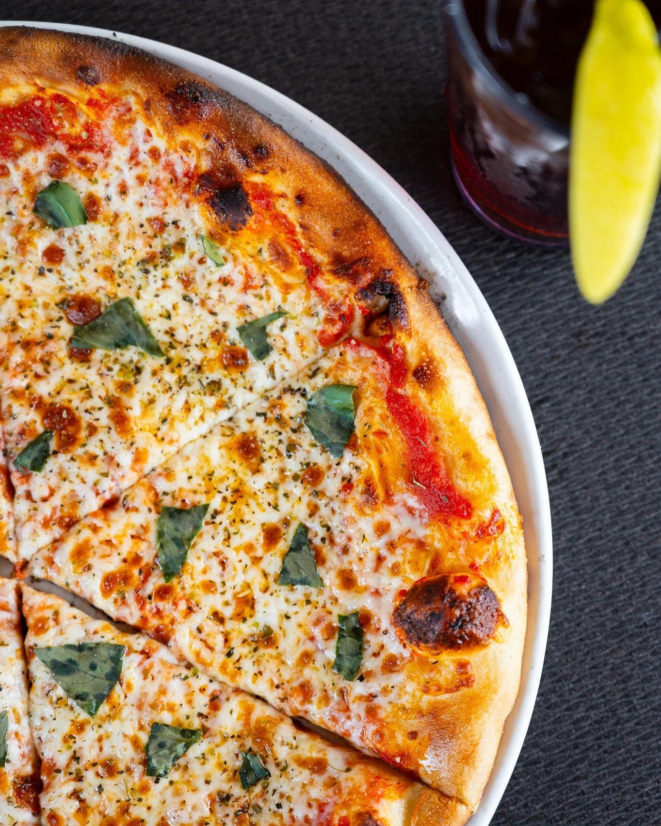 Your weekly plans just wrote themselves.

MONDAY $5 off 12" pizzas
TUESDAY $15 burger and beer
WEDNESDAY $1 wings plus wine deals
THURSDAY $5 wines by the glass
FRI&ndash;SUN Dinner for Two for $55

No overthinking. Just pick your day and show u