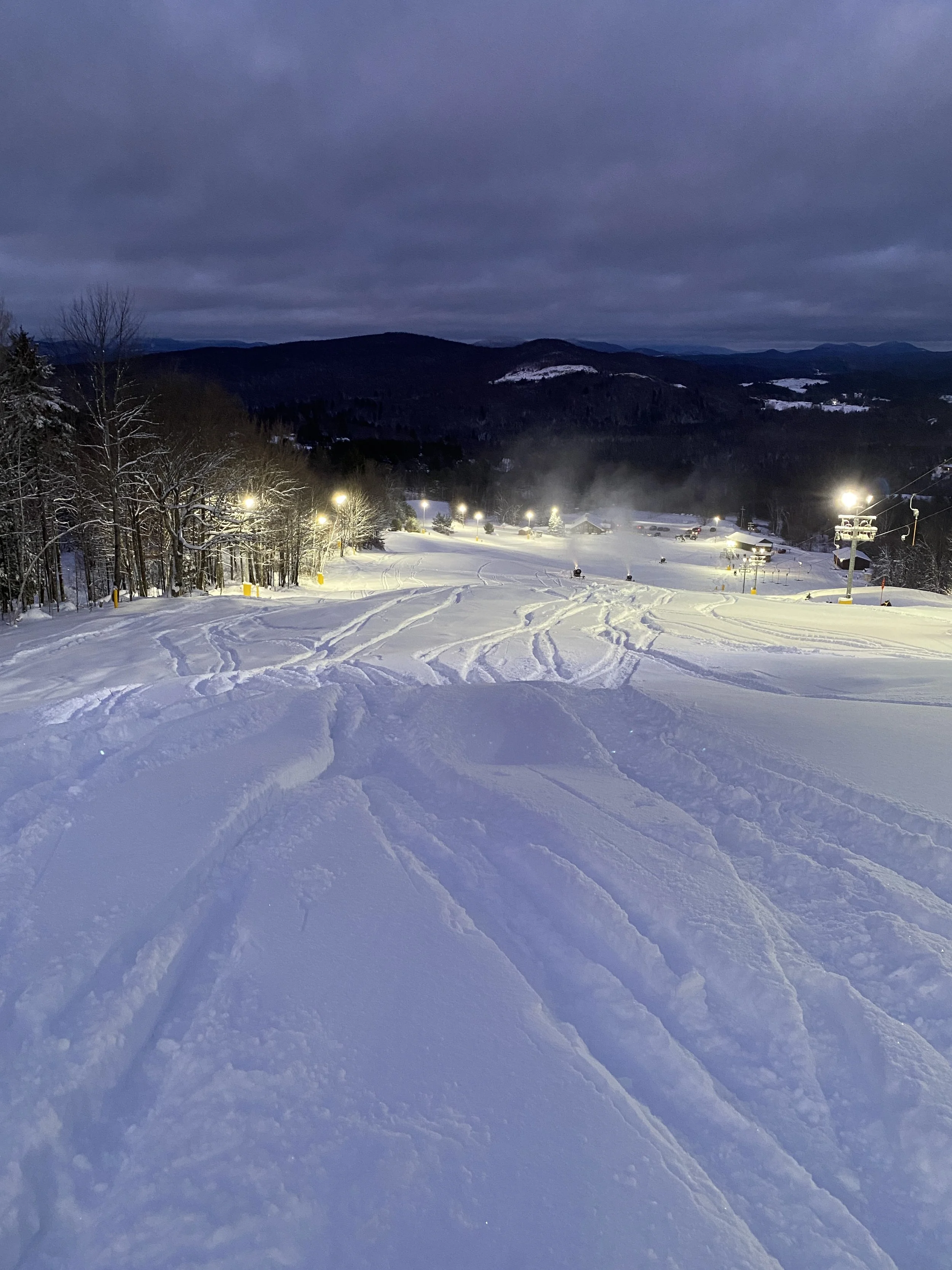 POWDER NIGHT IN THE ADIRONDACKS