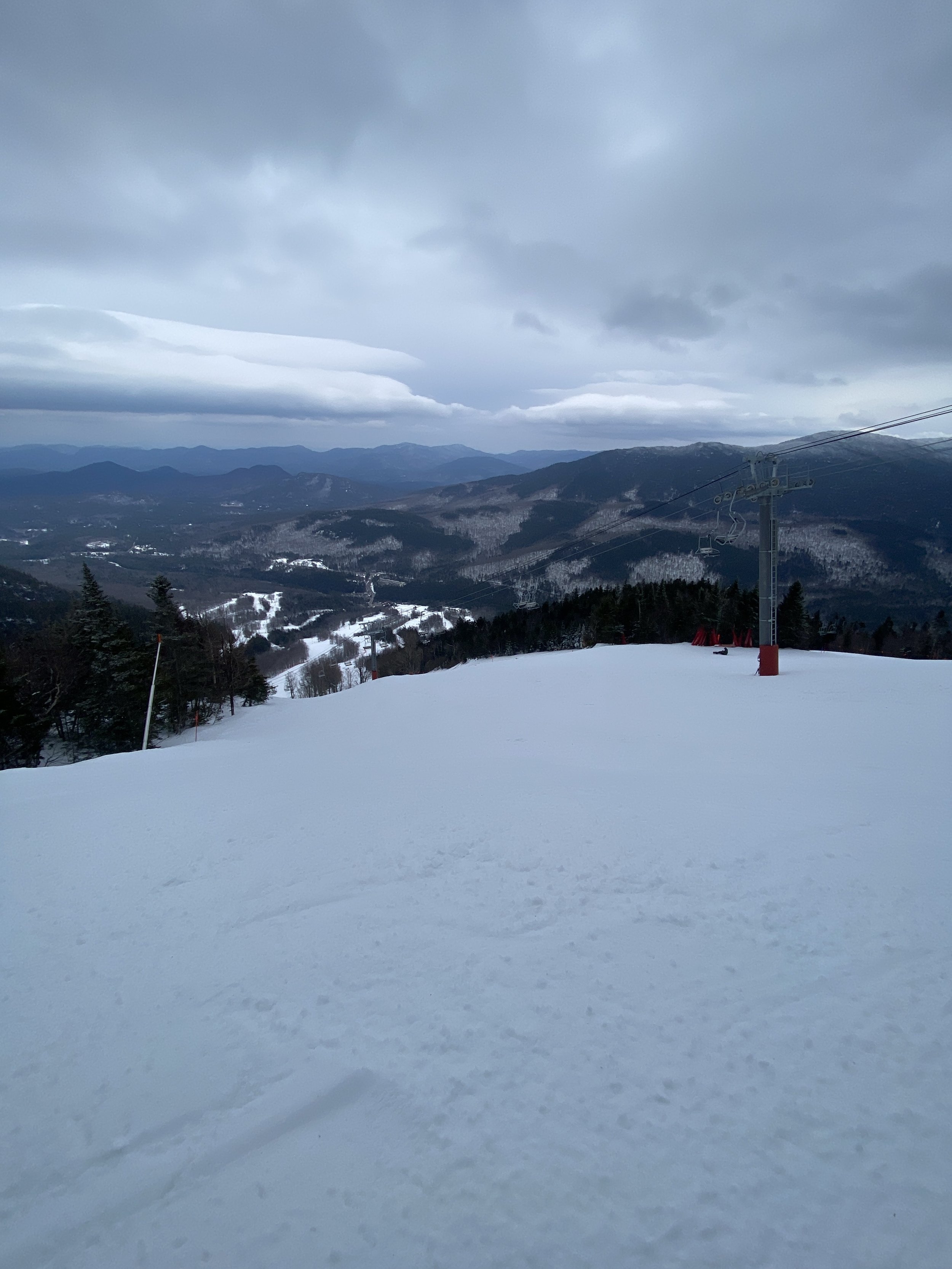 SKIING SOFT SNOW AT WHITEFACE IN JANUARY