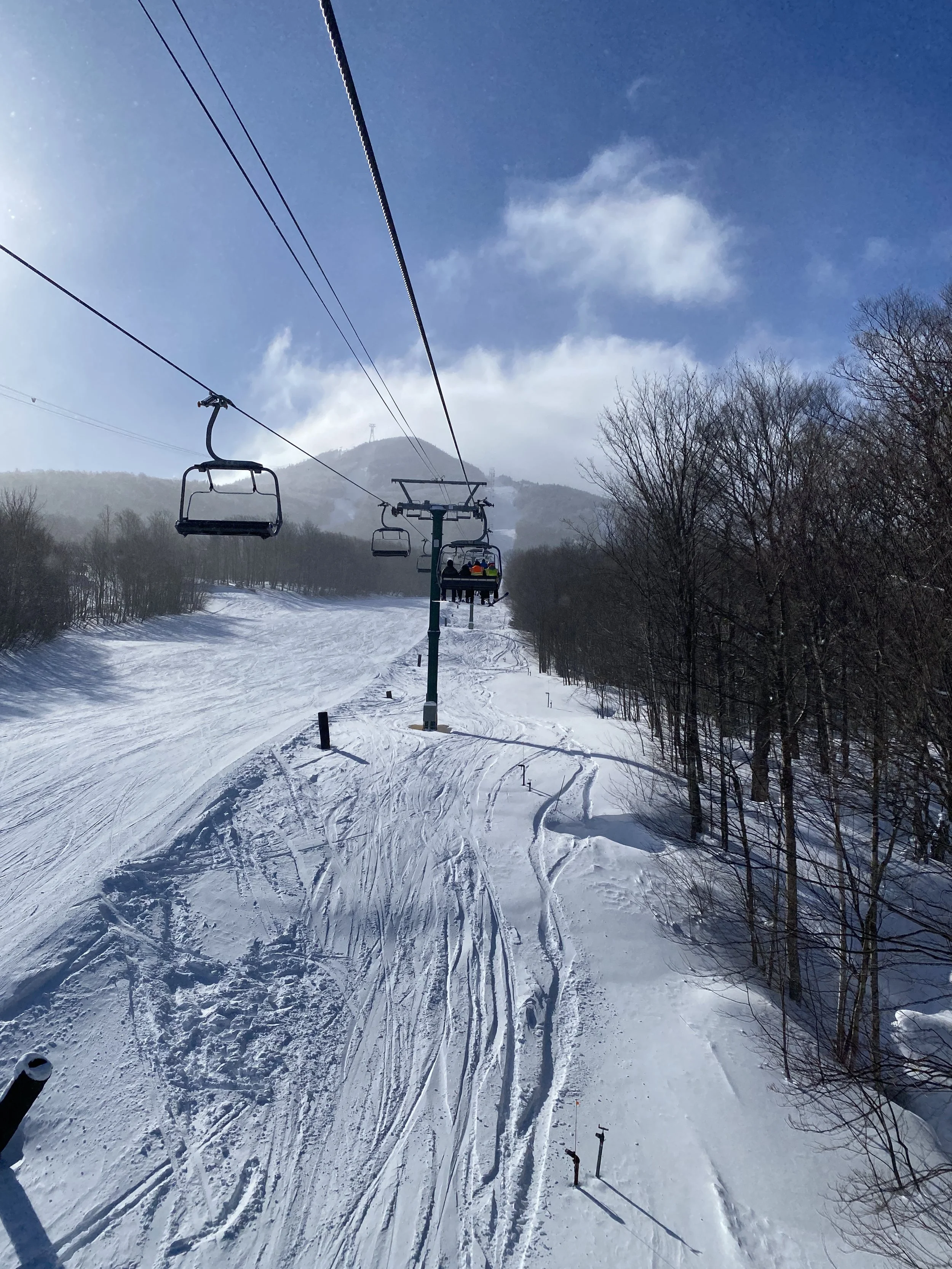 LAPPING ONE OF THE COLDEST SKI LIFTS IN THE EAST