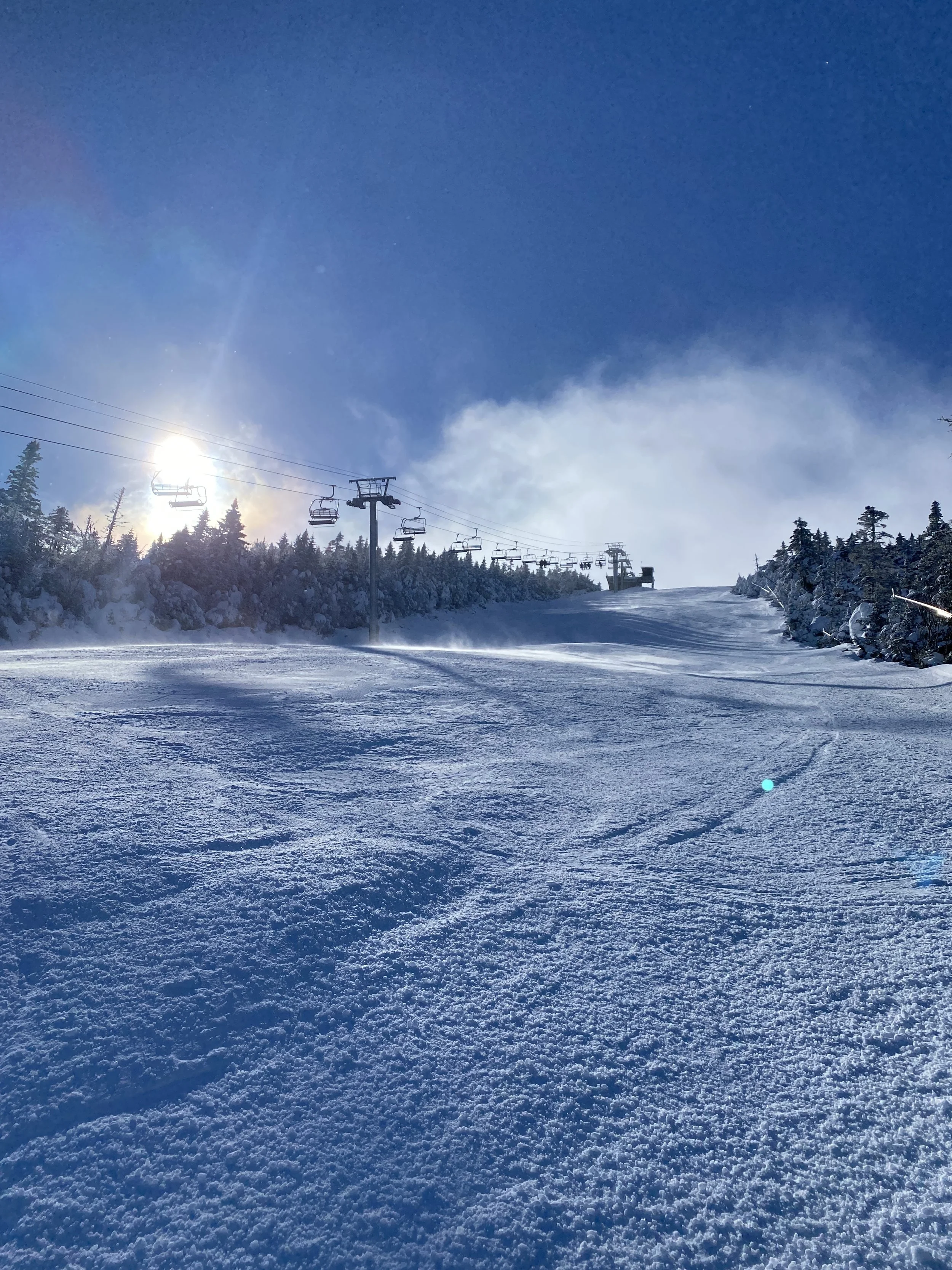 A BITTERLY COLD SKI DAY AT SUGARBUSH