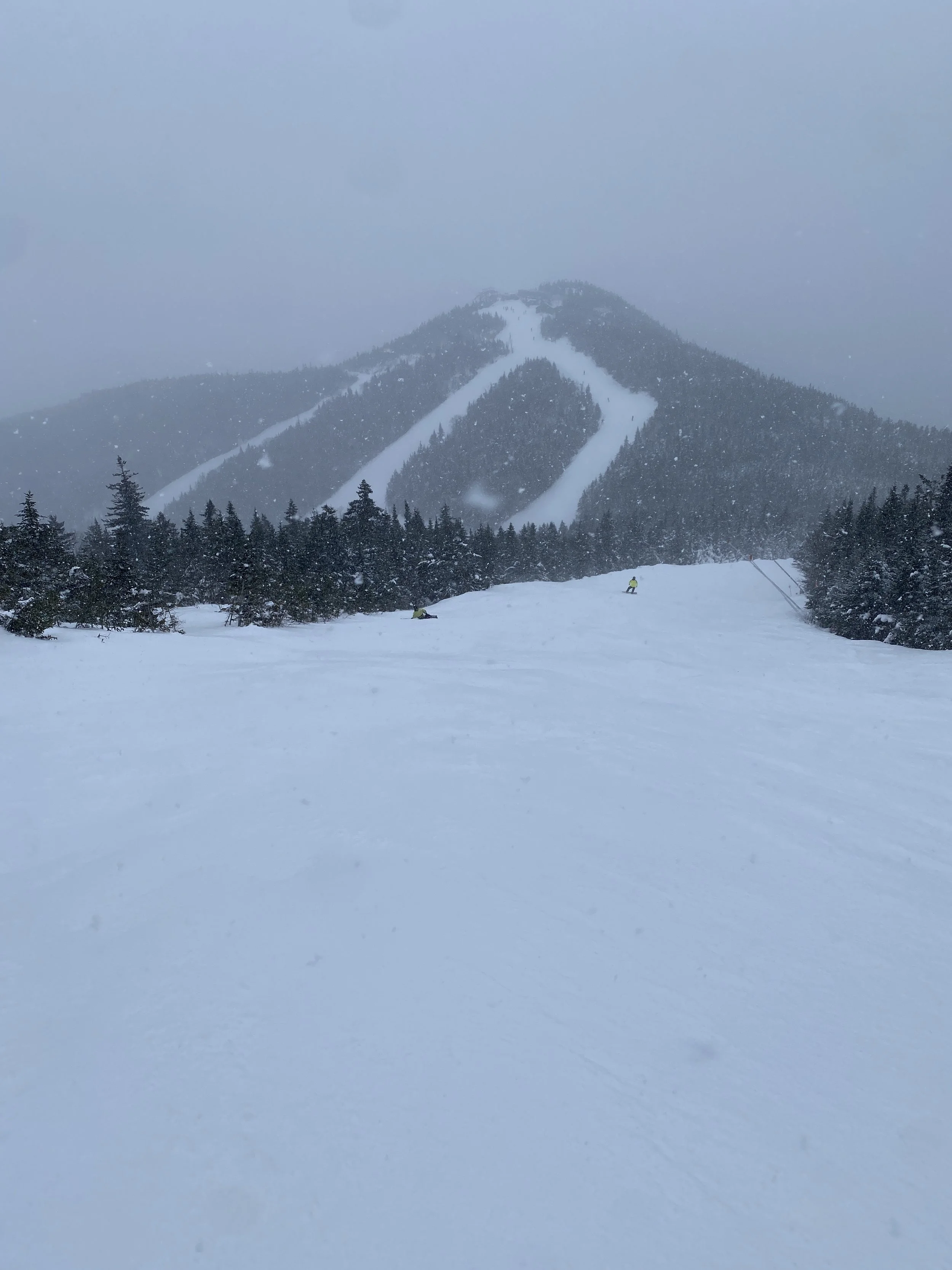 SNOWY AFTERNOON SKIING WHITEFACE