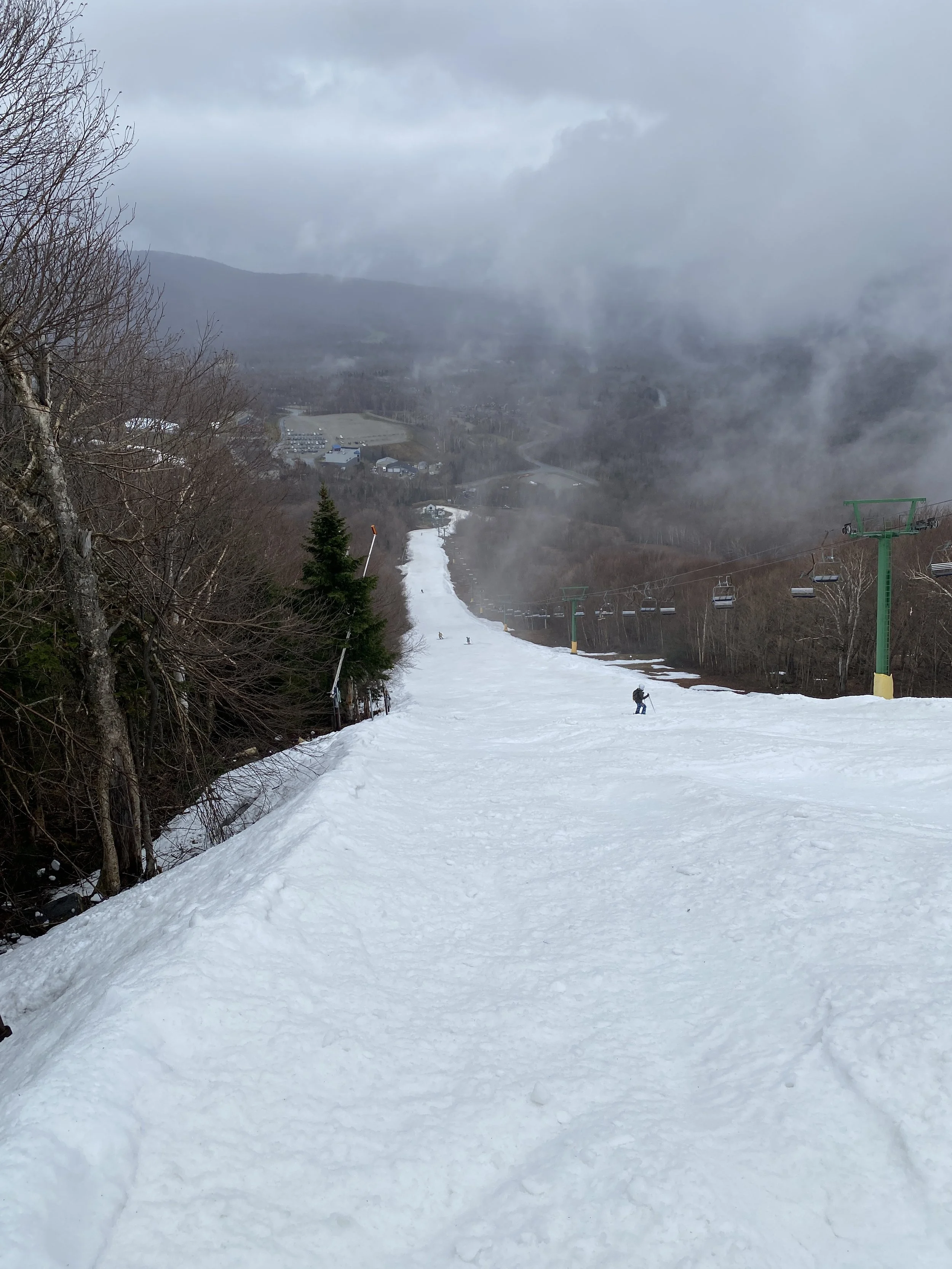SKIING IN MAY ON THE ICE COAST