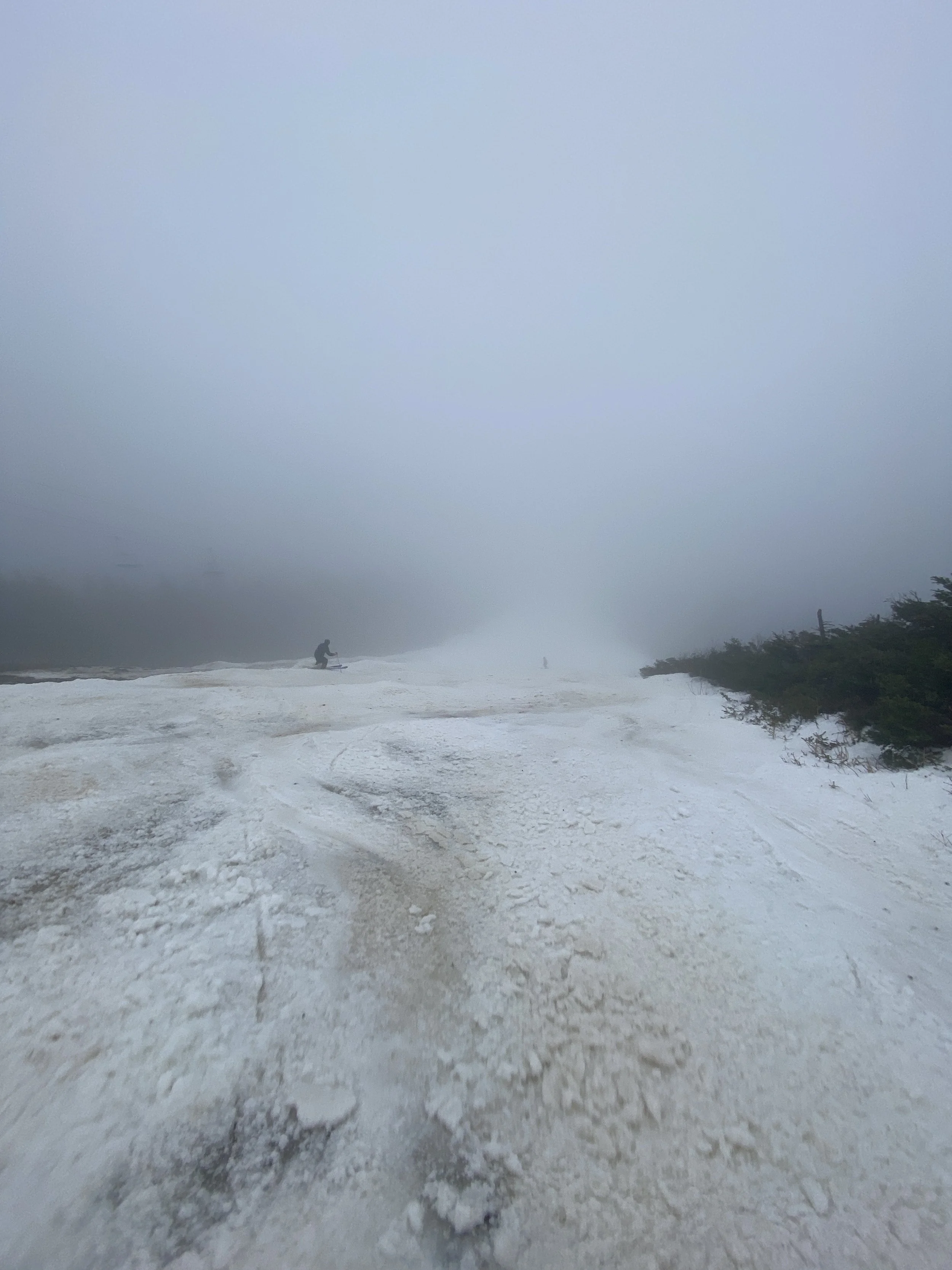 SKIING IN HEAVY RAIN AT KILLINGTON ON CLOSING WEEKEND