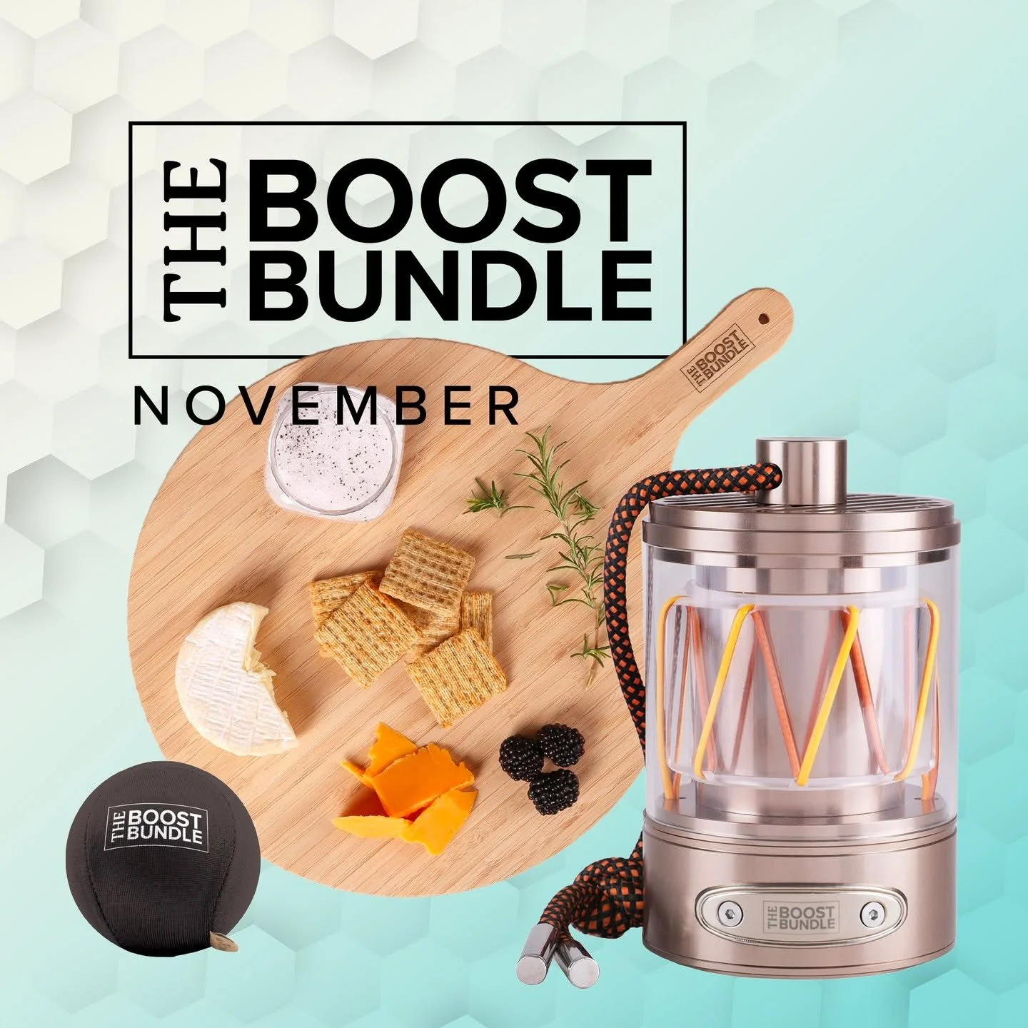 The season of giving is here and nothing says thoughtful like the Boost November Bundle 🎁

 From client gifts to team appreciation, the November Bundle makes it easy to share your brand in a memorable way.

Let&rsquo;s make your holiday gifting mean