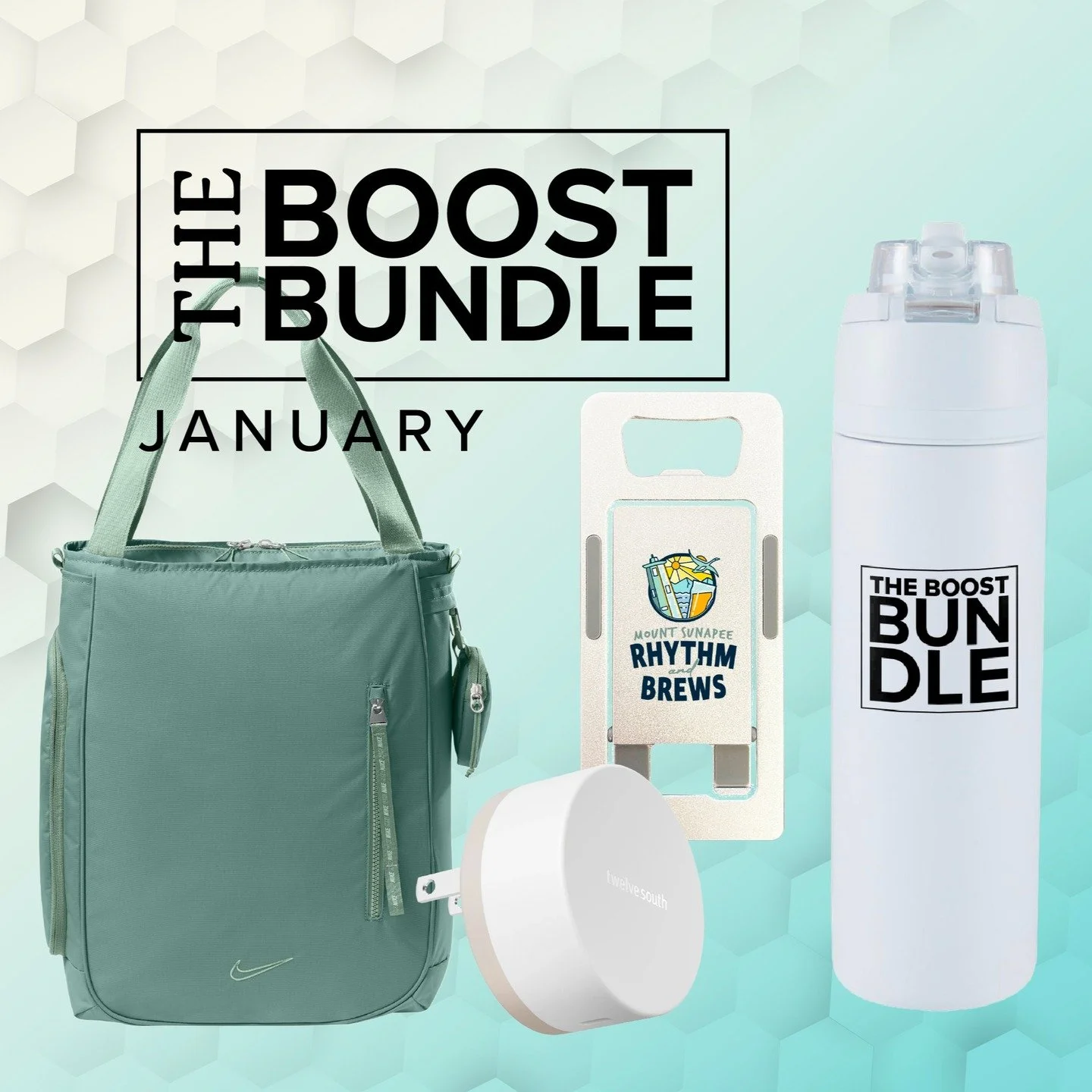 Introducing our January Boost Bundle! 

Your all-in-one solution for starting the year strong. Thoughtfully curated to support teams on the move and in the office, this bundle brings together a versatile mix of practical and high-impact branded merch