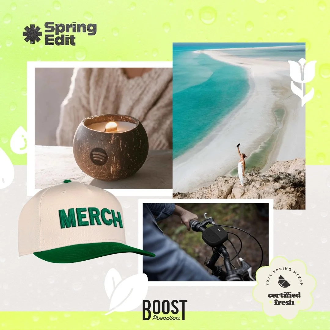 Introducing the 2026 Spring Edit 🌱

A curated collection of branded merch for everything this season brings. From outdoor hangs to days on the course to a refreshed office setup, it&rsquo;s all about products people actually want to use.

Thoughtful