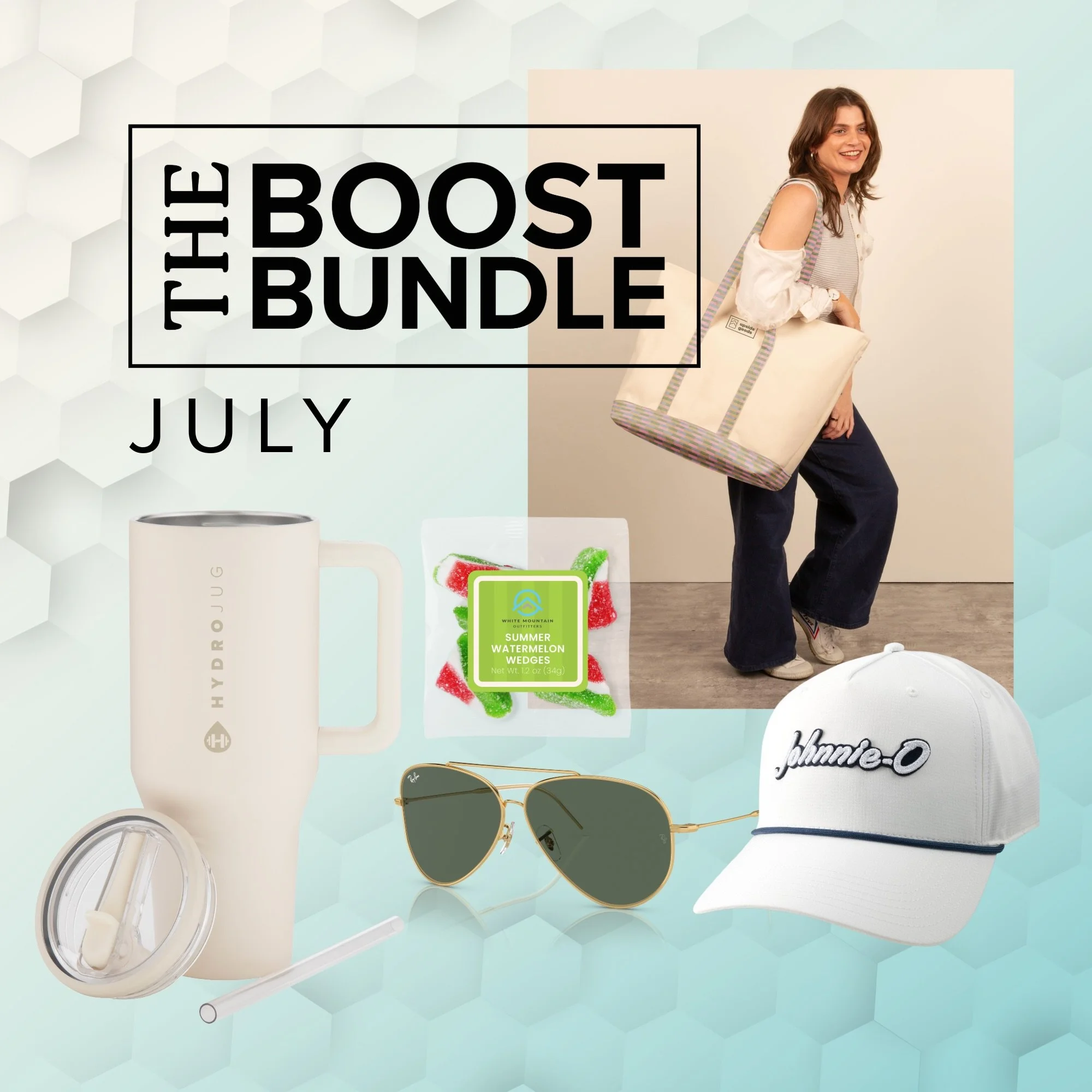 Sun&rsquo;s out. Your merch should be too. ☀️

Our July Boost Bundle is filled with fresh summer favorites designed to get your brand out in the wild all season long. 

Think premium apparel, stylish drinkware, modern totes, and accessories that feel