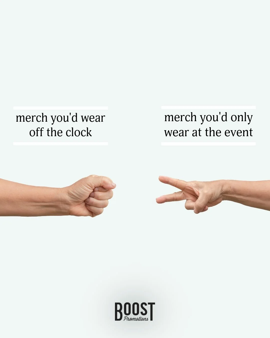 Great merch will win every time 🙌🏼

#brandedmerch #rockpaperscissors✂️
